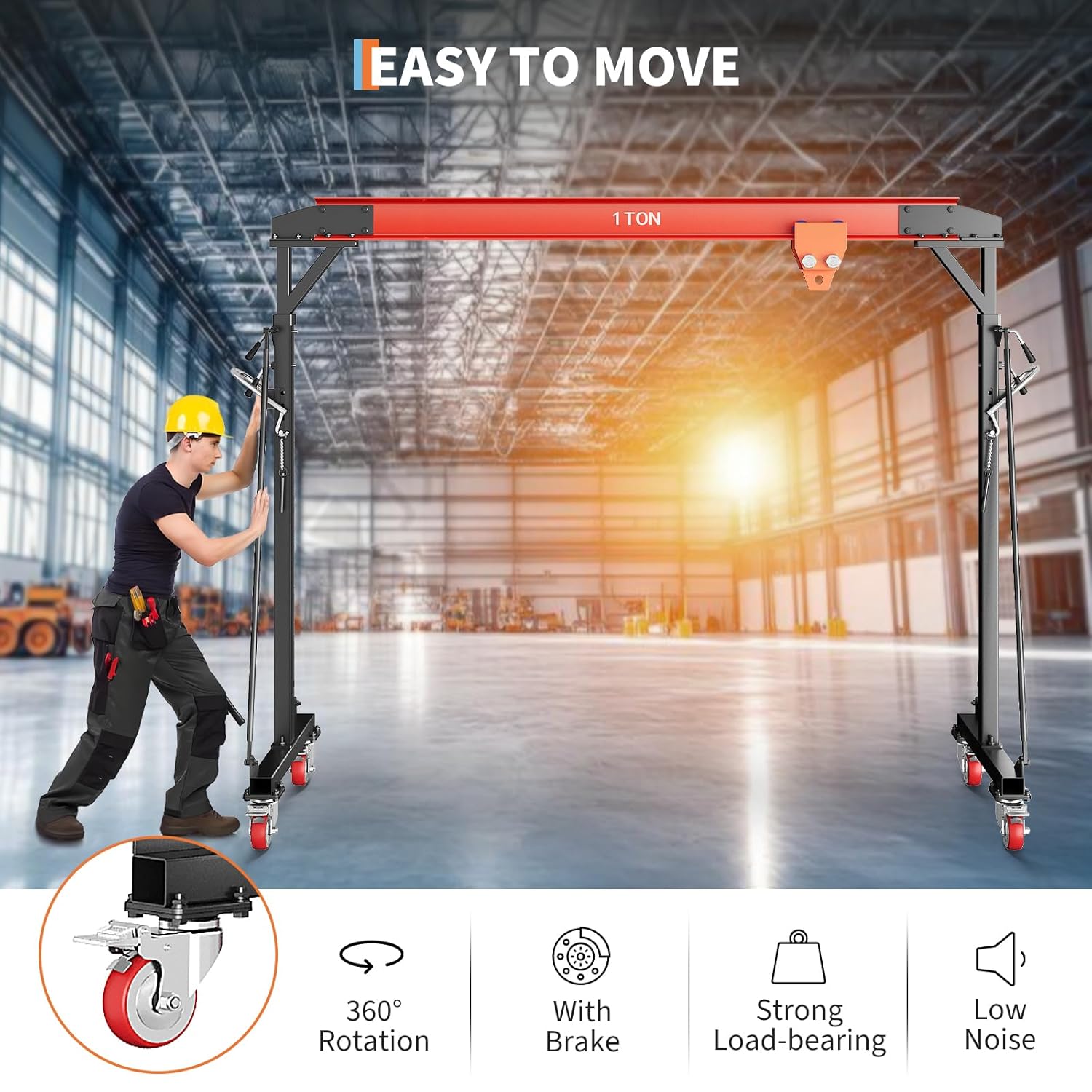 Reviews - Buy 2200 Lbs Gantry Crane: Our Complete Hands-On Analysis buy 2200 lbs gantry crane,should I buy a 1 ton gantry crane,2200 lbs gantry crane pros cons,best adjustable shop lift hoist,gantry crane worth buying,EliteEdge gantry crane honest performance testing and real-world results