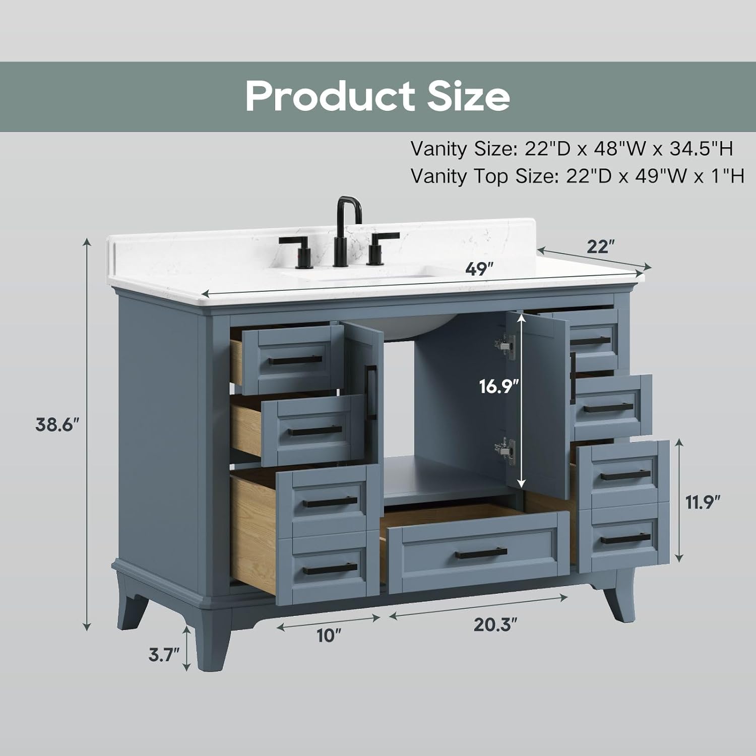 buy 48 inch bathroom vanity,48 inch bathroom bathroom vanity worth it,best 48 inch bathroom vanity,Deluxe Living vanity pros cons,48 inch vanity with quartz top,should I buy a 48 inch vanity unboxing and complete package contents