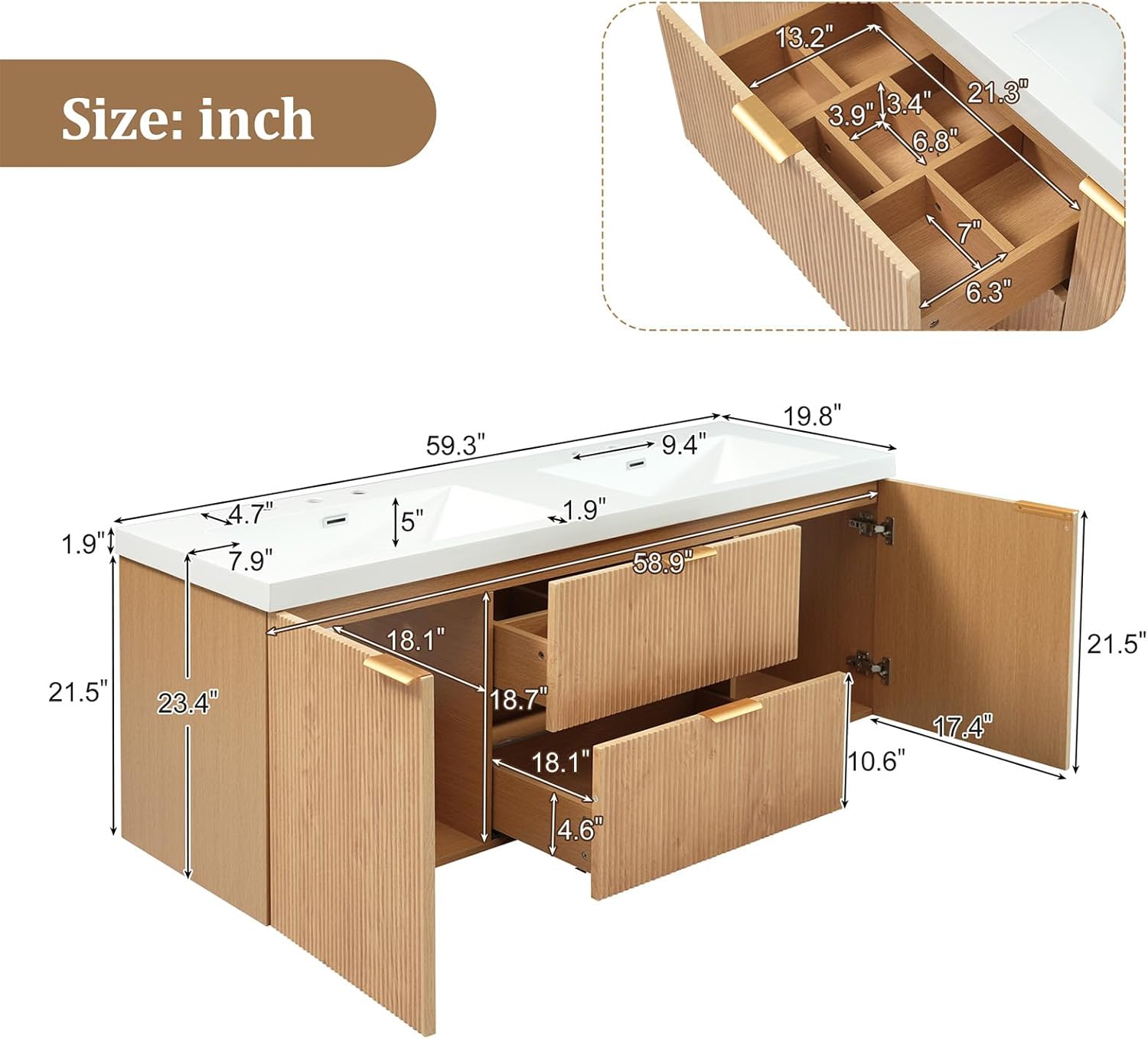 buy 60 inch floating bathroom vanity,60 inch floating vanity worth buying,best floating double sink vanity,fatani 60 inch vanity pros cons,should I buy a wall mounted vanity,60 inch vanity vs 48 inch unboxing and complete package contents