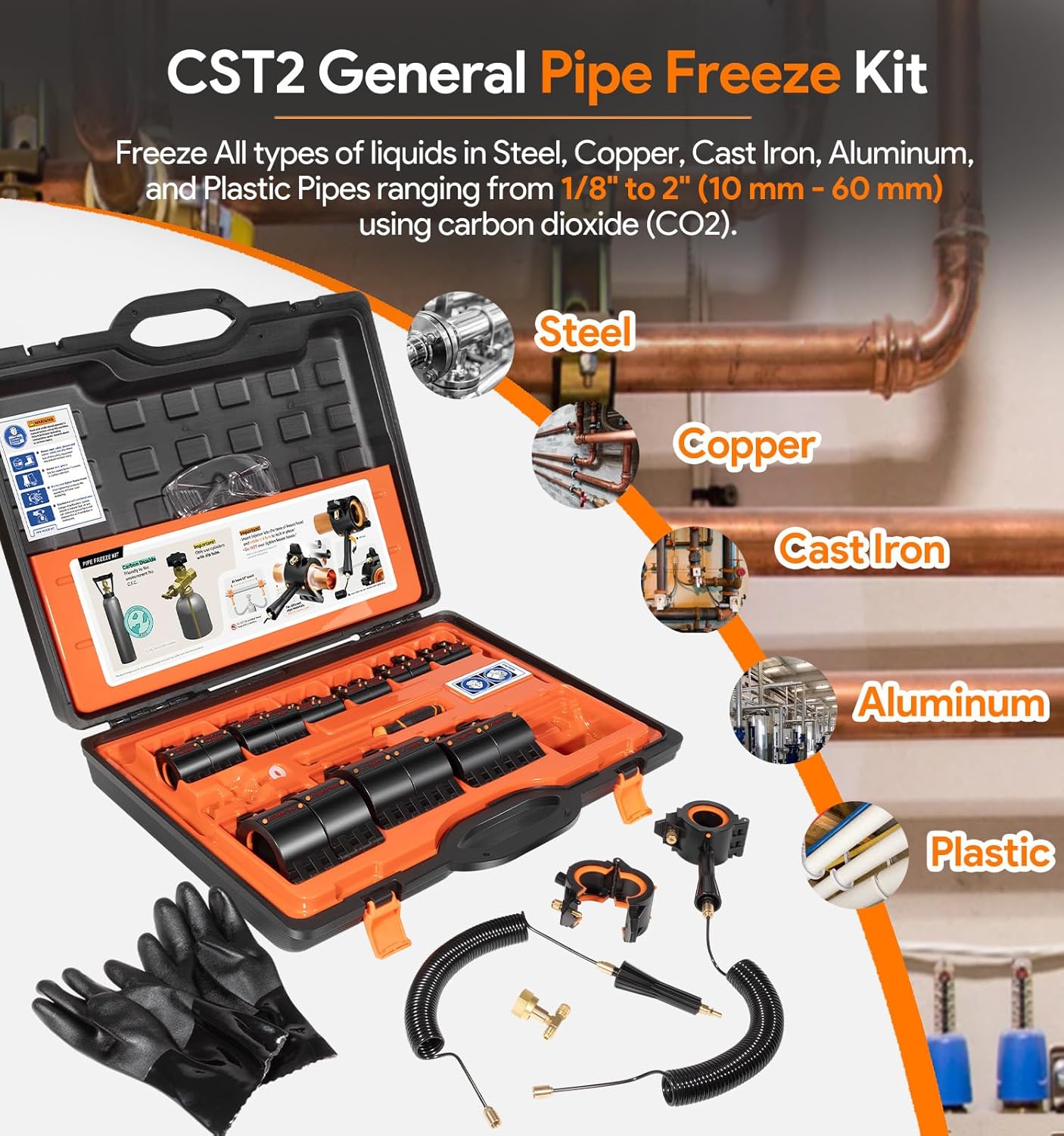 buy CST2 pipe freeze kit,CST2 pipe freeze kit worth it,CST2 vs other freeze kits,Cold-Shot pipe freeze kit pros cons,best pipe freezing kit for plumbing,should I buy a Cold-Shot kit unboxing and complete package contents