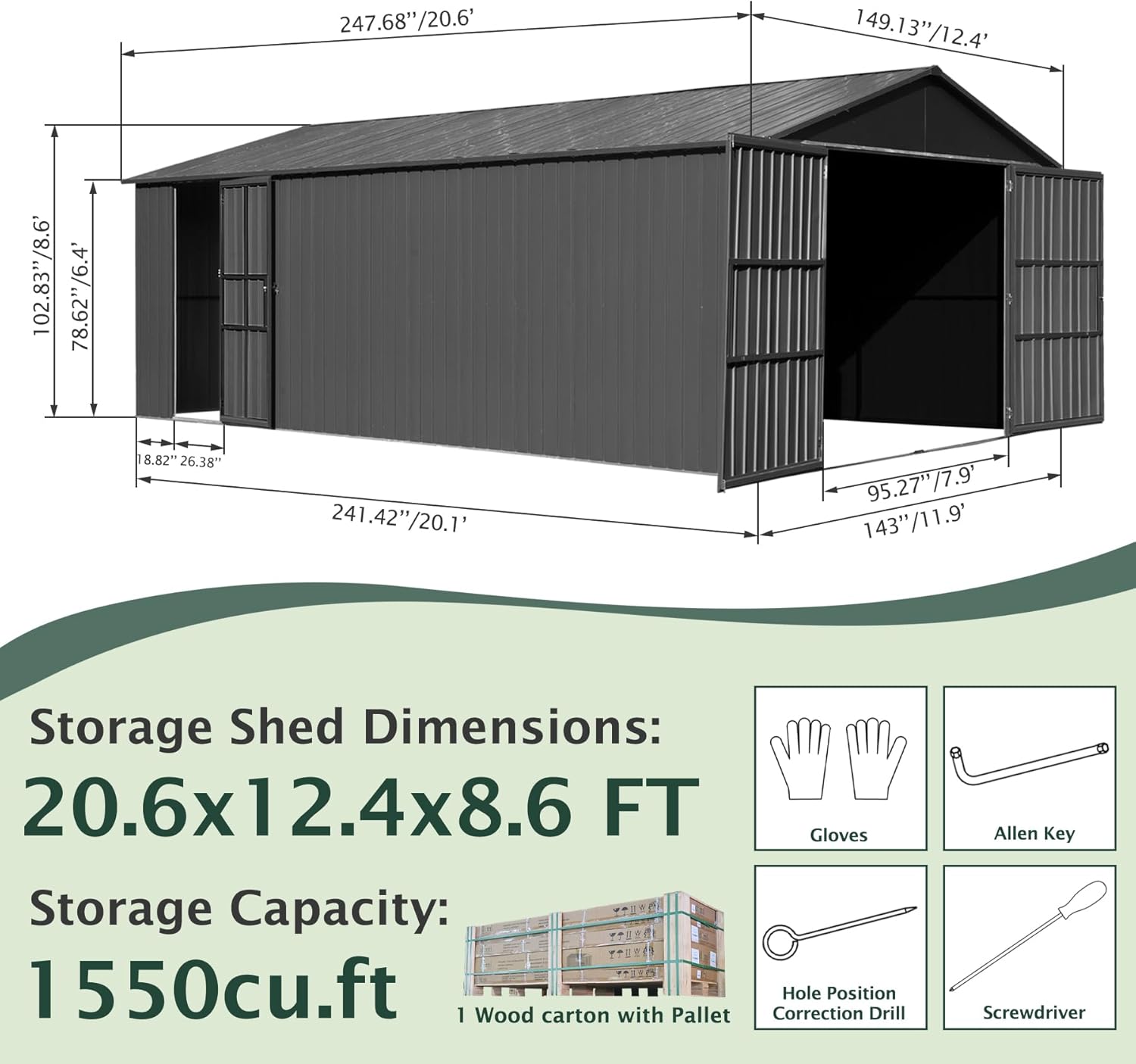 buy Domi 12x20 metal garage,Domi 12x20 garage worth buying,best large metal storage shed,Domi carport pros and cons,should I buy a Domi outdoor garage,Domi 12x20 vs other carports unboxing and complete package contents