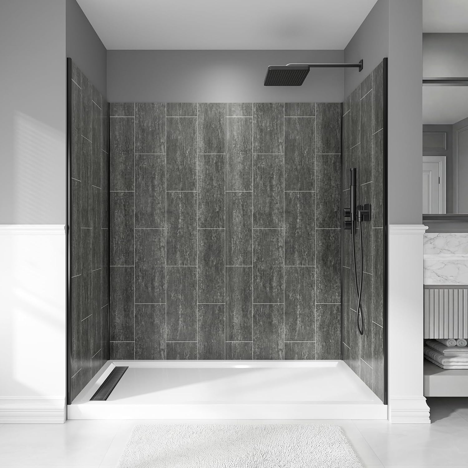 buy LARWORKS shower wall panels,should I buy LARWORKS shower panels,LARWORKS shower panels vs alternatives,LARWORKS shower panels pros cons,LARWORKS shower panels worth buying,best SPC shower wall kit - detailed features and technical specifications