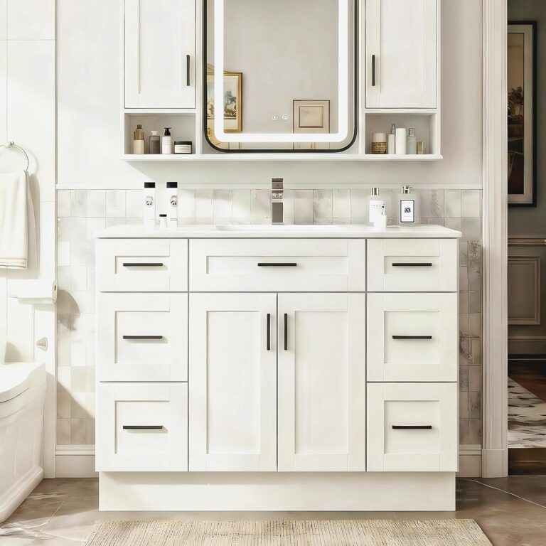 Reviews - Buy LDarqeer 48 Inch Vanity: Honest Pros & Cons Analysis Image 1 of buy LDarqeer 48 inch bathroom vanity