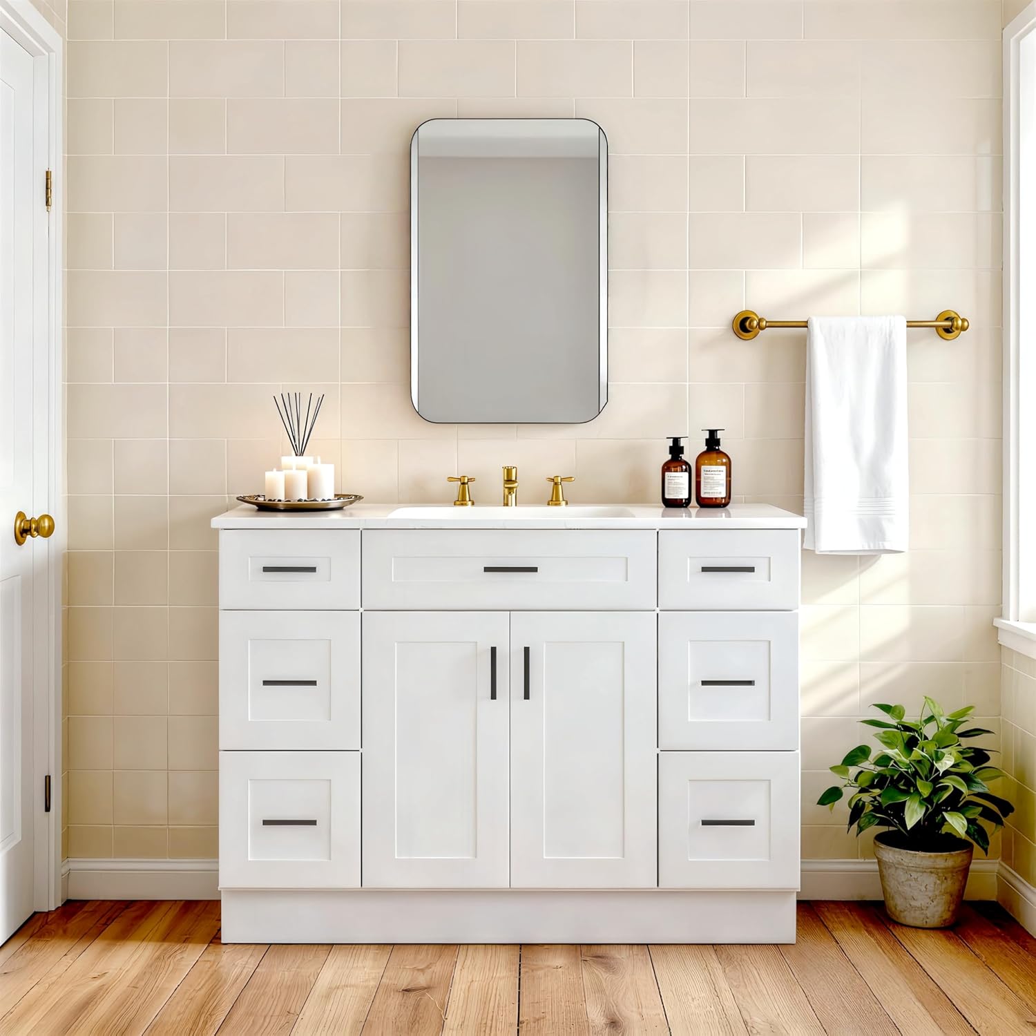 buy LDarqeer 48 inch bathroom vanity,LDarqeer vanity pros and cons,is the LDarqeer 48 inch vanity worth it,LDarqeer vs other bathroom vanities,best 48 inch bathroom vanity with sink,should I buy the LDarqeer vanity performance testing and real-world results