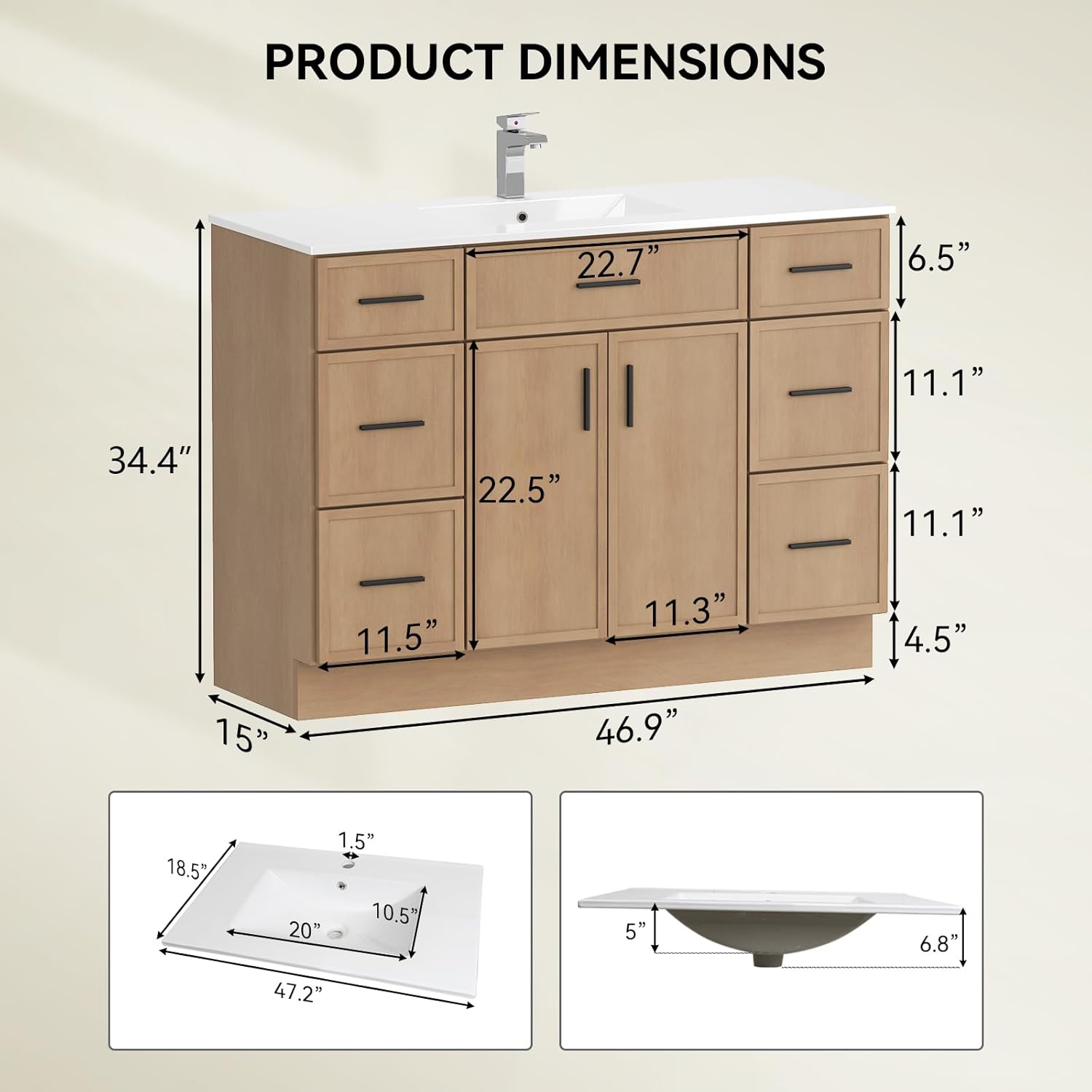 buy LDarqeer 48 inch vanity,LDarqeer vanity pros cons,48 inch bathroom vanity worth buying,best freestanding bathroom vanity,LDarqeer vanity vs alternatives,should I buy a 48 inch vanity unboxing and complete package contents