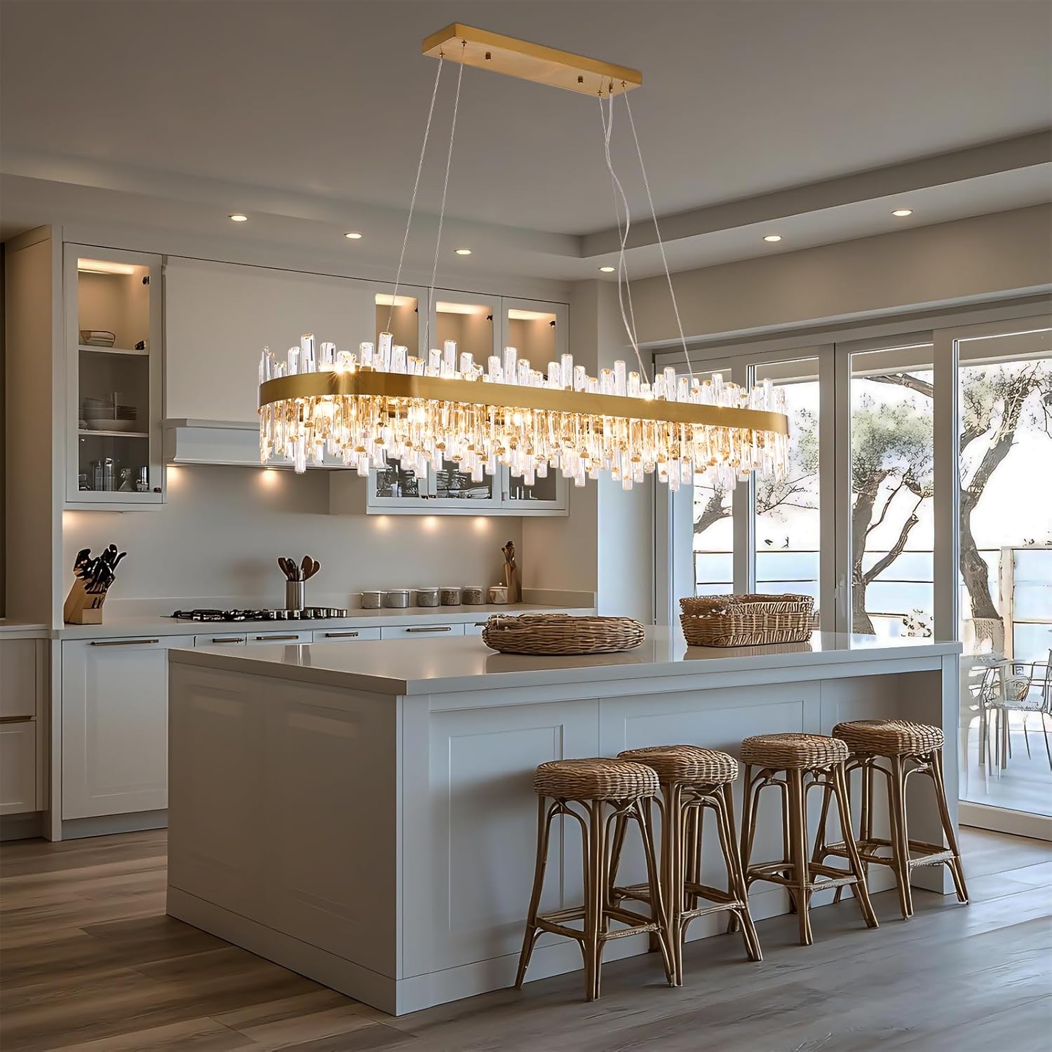 Reviews - Buy MELKZENPD Gold Crystal Chandelier: Honest Pros & Cons Step-by-step guide for buy MELKZENPD gold crystal chandelier,MELKZENPD chandelier worth buying,60 inch gold chandelier pros cons,best modern crystal dining room light,large rectangle chandelier vs alternatives,should I buy a MELKZENPD chandelier - complete tutorial