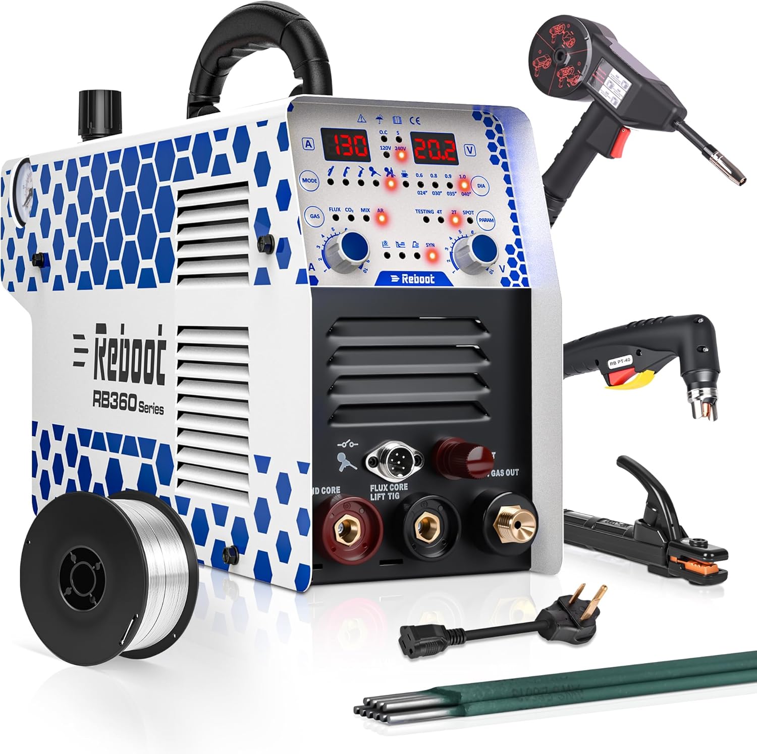 buy Reboot RB360 welder,Reboot RB360 worth buying,RB360 7-in-1 welder pros cons,best multiprocess welder combo,RB360 vs other welders,should I buy the RB360 welder - detailed features and technical specifications