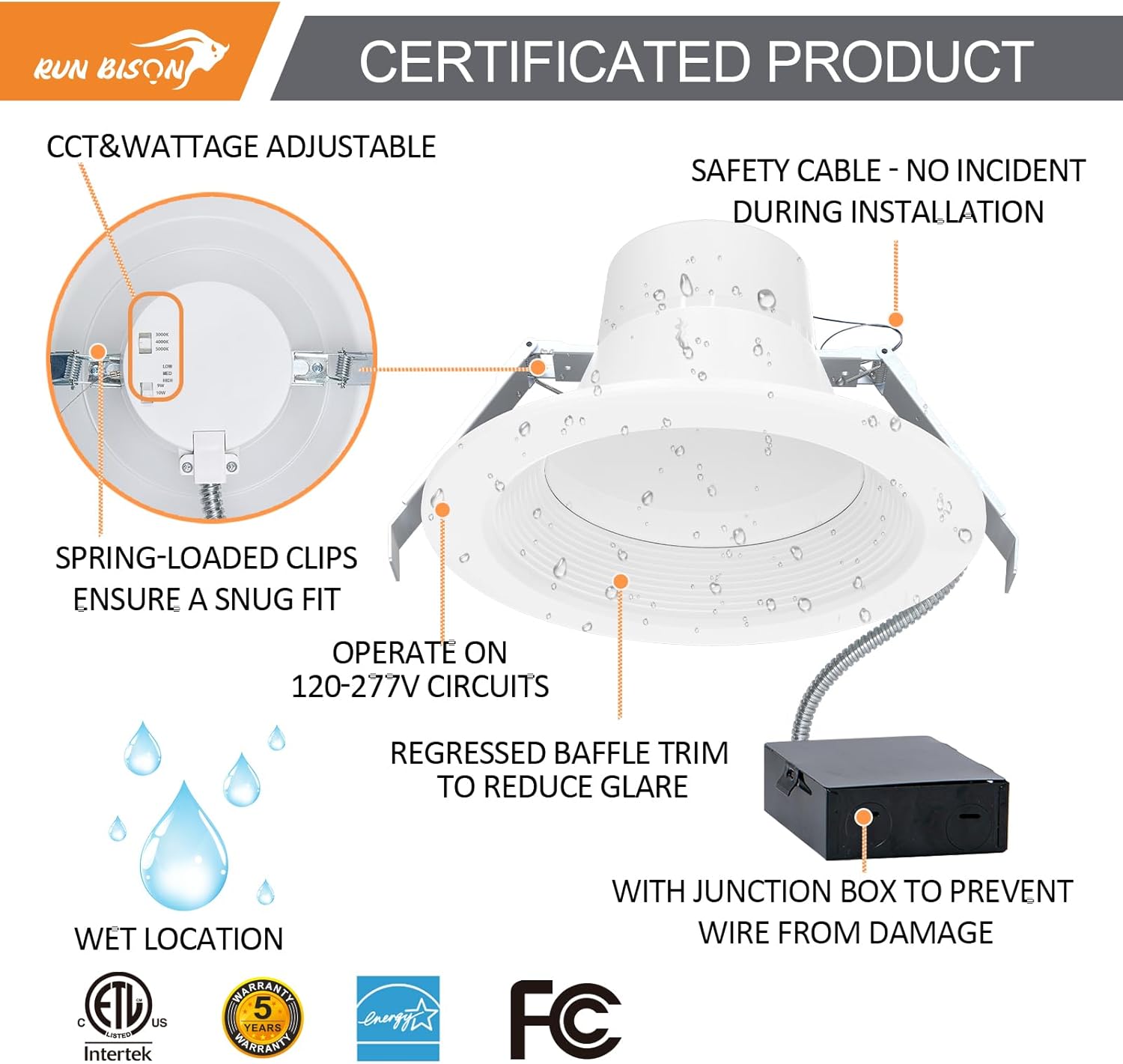 buy Run Bison 12 inch recessed LED downlight,Run Bison downlight worth buying,12 inch commercial LED downlight pros cons,Run Bison vs other commercial downlights,should I buy Run Bison recessed lights,best commercial recessed lighting performance testing and real-world results
