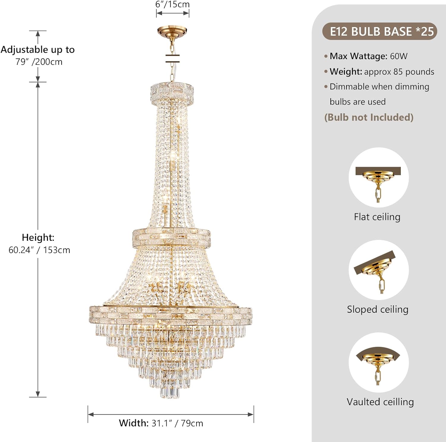 Step-by-step guide for buy SHAOCHIAO 25-light crystal chandelier,SHAOCHIAO chandelier worth buying,best high ceiling crystal chandelier,25-light chandelier pros cons,large gold chandelier honest,should I buy a SHAOCHIAO chandelier - complete tutorial