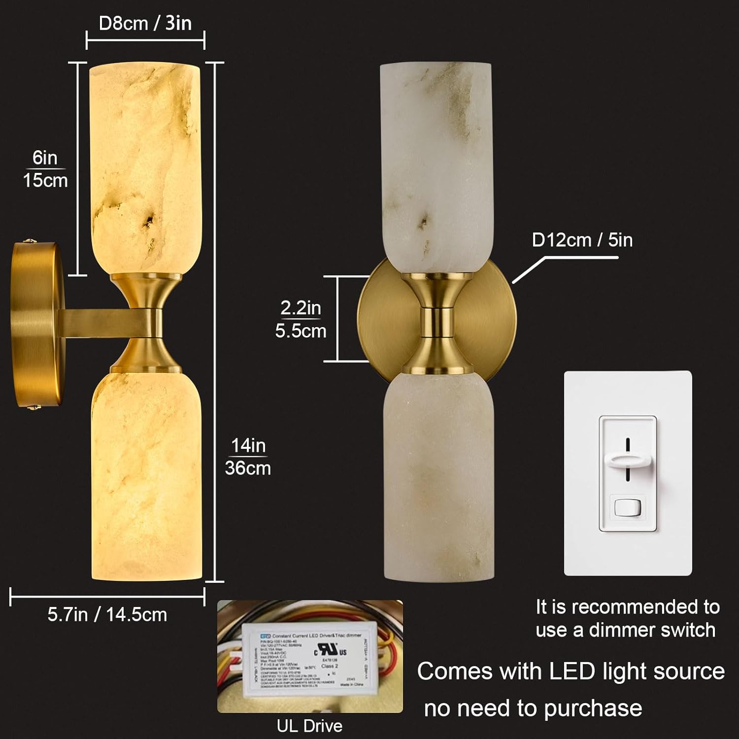 Reviews - Buy Alabaster Wall Sconces: Honest Pros & Cons & Our Experience buy alabaster wall sconces,alabaster wall sconces worth it,best bathroom vanity sconces,alabaster sconce pros cons,SJIGUANGZ sconce honest,wall sconces vs alternatives unboxing and complete package contents