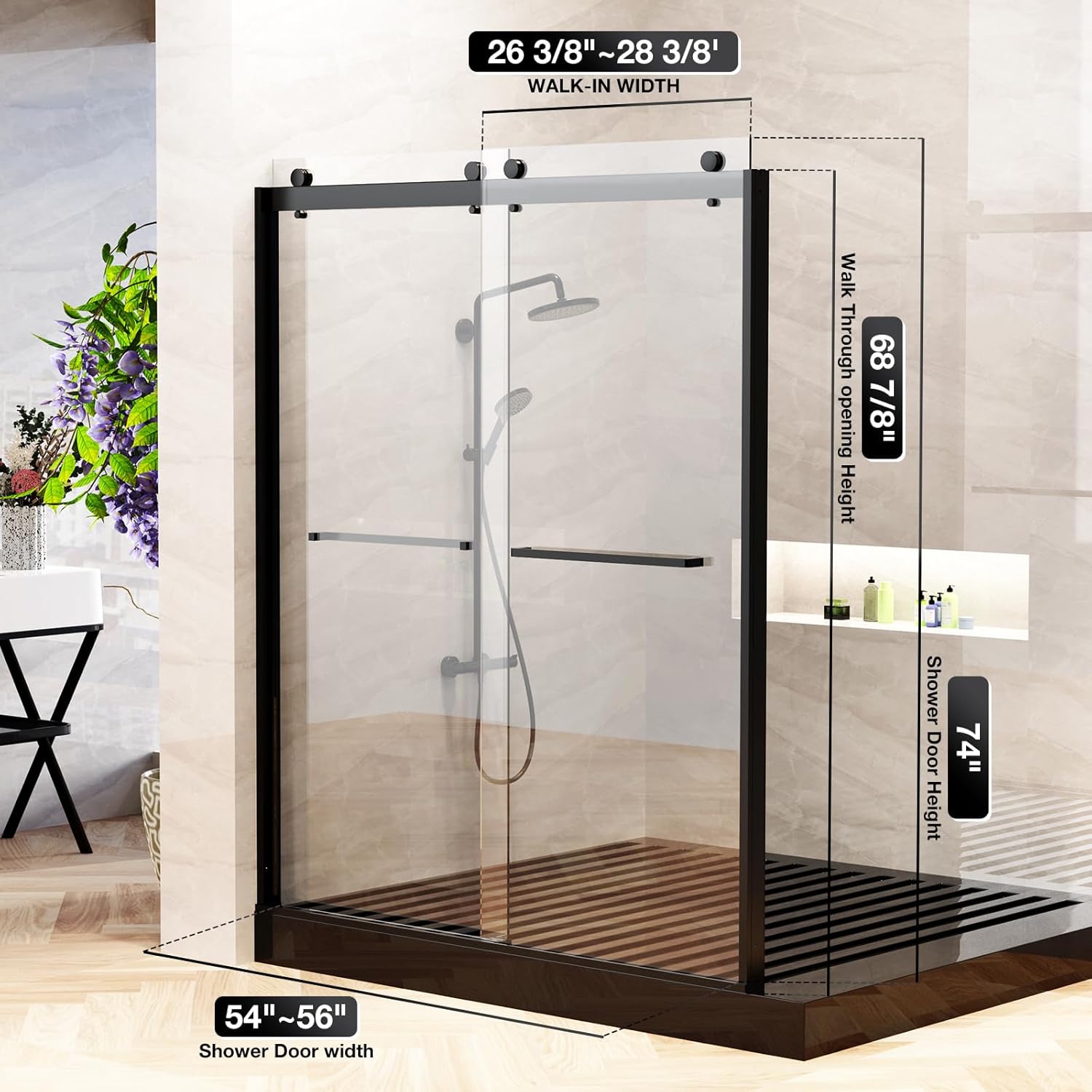 buy frameless shower door,frameless shower door worth it,best frameless shower door,frameless shower door pros cons,frameless shower door vs alternatives,should I buy a frameless shower door unboxing and complete package contents