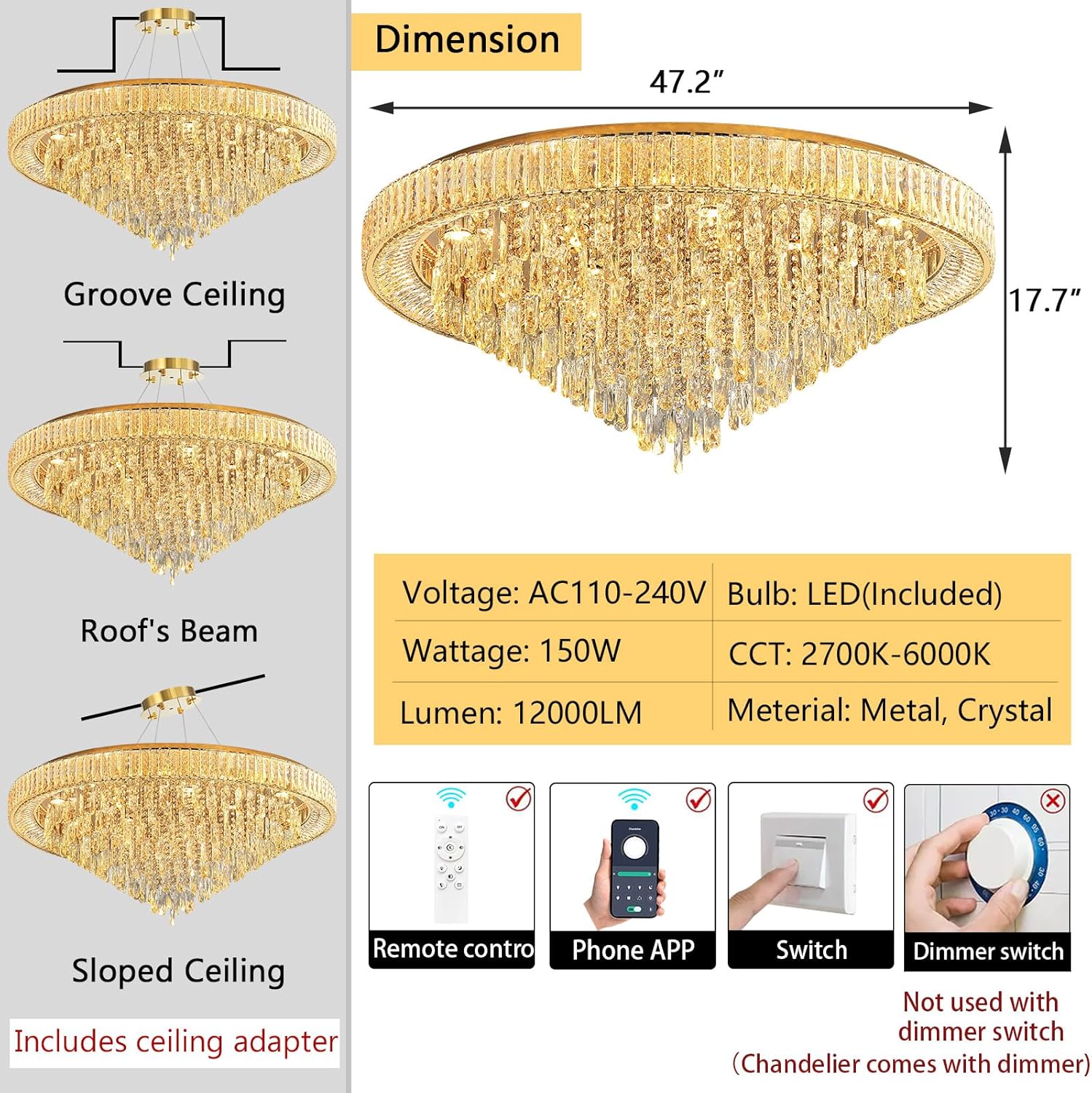 dolria crystal chandelier worth it,should I buy dolria chandelier,dolria chandelier pros cons,dolria vs other chandeliers,best flush mount crystal chandelier,dolria chandelier honest opinion unboxing and complete package contents