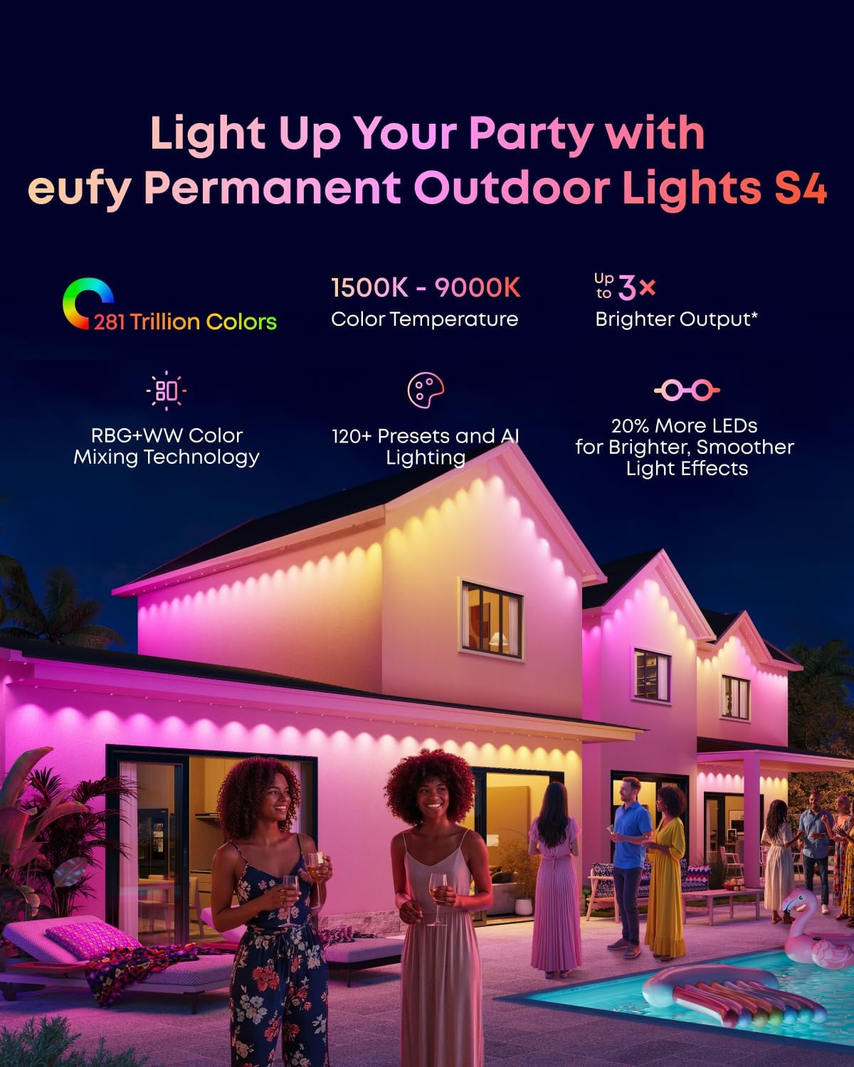 eufy permanent outdoor lights S4 worth it,should I buy eufy permanent outdoor lights,eufy S4 vs other outdoor lights,eufy permanent lights pros cons,eufy S4 radar lights worth buying,best permanent outdoor lighting system unboxing and complete package contents