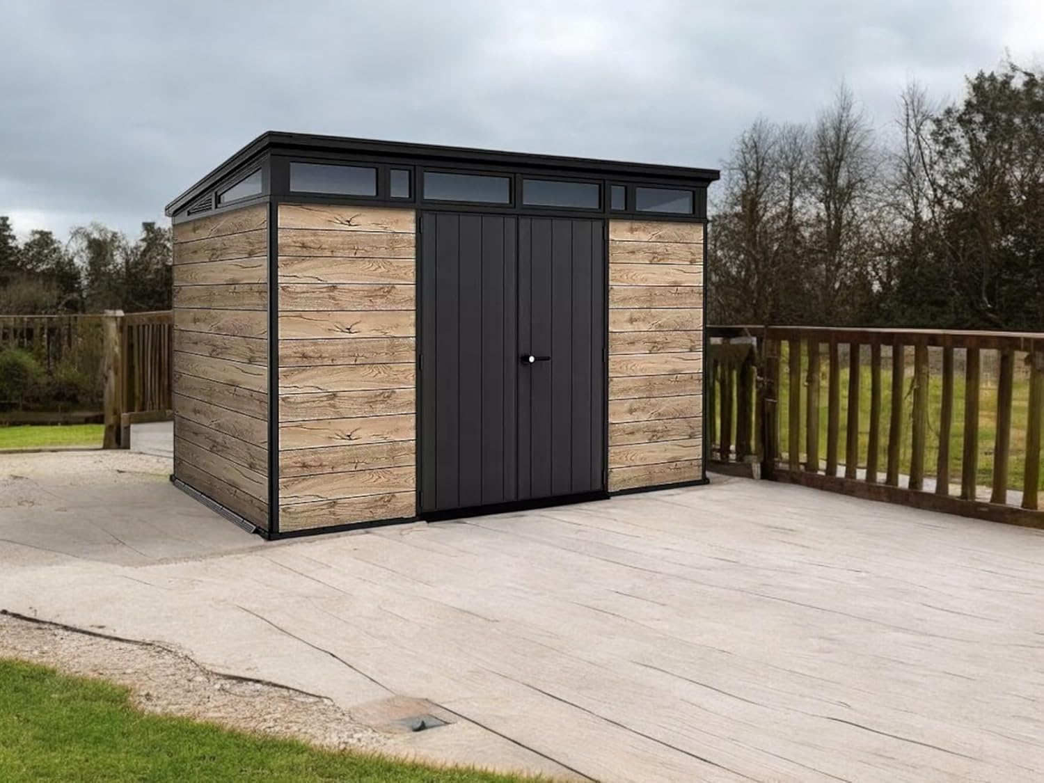 signature collection resin shed worth it,should I buy a resin storage shed,signature collection shed pros cons,best resin outdoor shed,signature collection shed vs alternatives,wood look resin shed honest unboxing and complete package contents