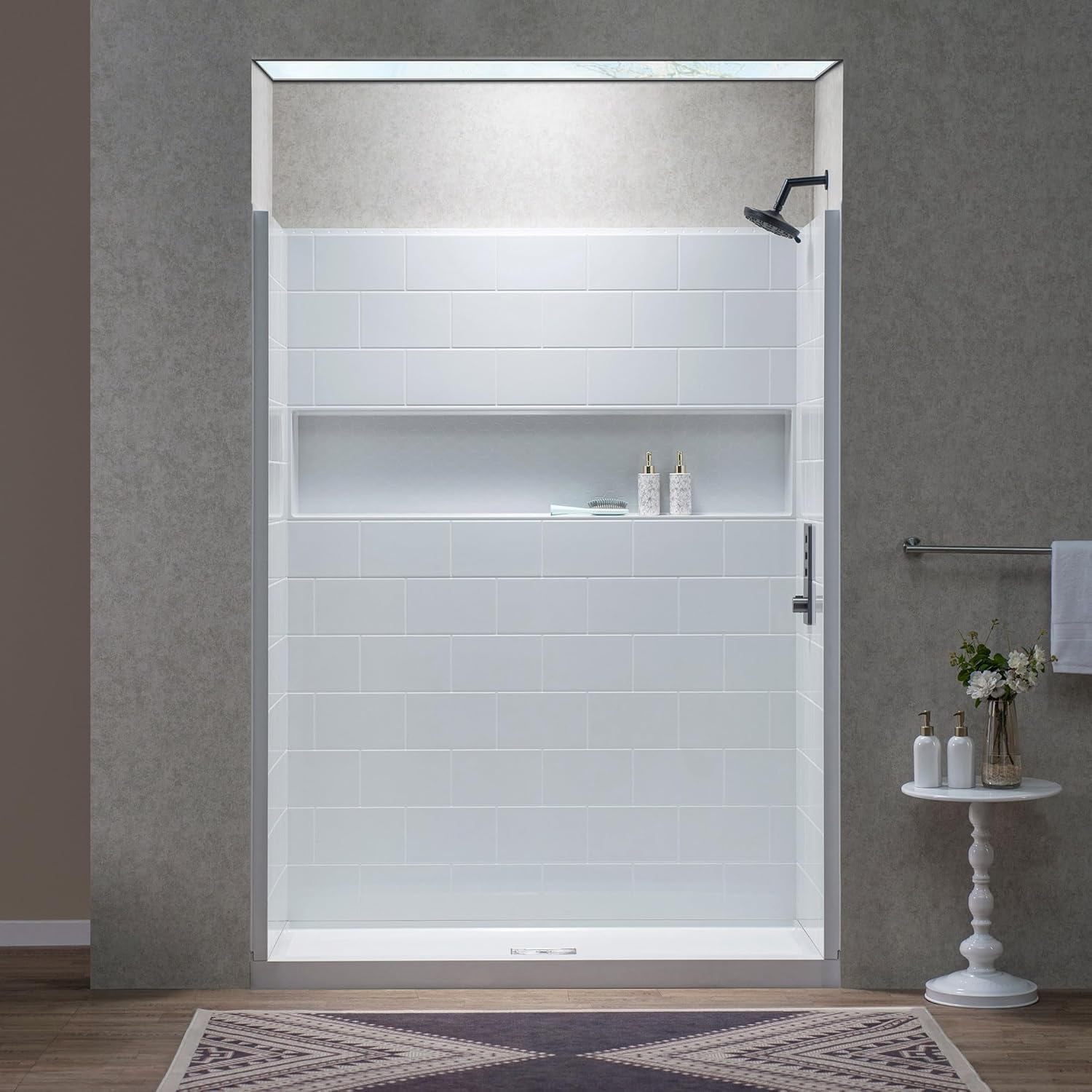 woodbridge shower panel kit worth it,should I buy woodbridge shower panels,woodbridge shower surround pros cons,best tile-style shower wall panels,woodbridge vs other shower panels,woodbridge shower kit honest - detailed features and technical specifications