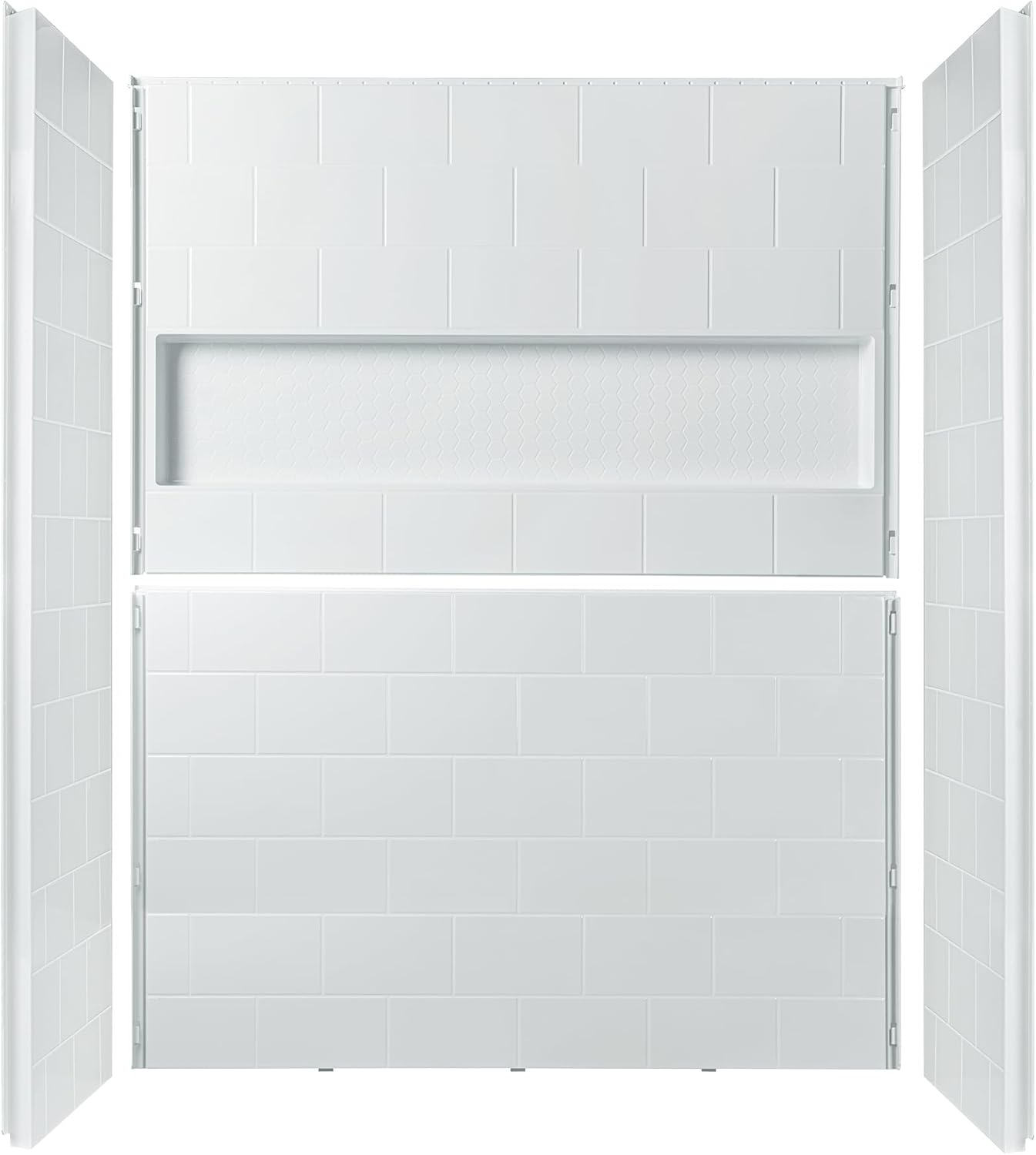 woodbridge shower panel kit worth it,should I buy woodbridge shower panels,woodbridge shower surround pros cons,best tile-style shower wall panels,woodbridge vs other shower panels,woodbridge shower kit honest unboxing and complete package contents