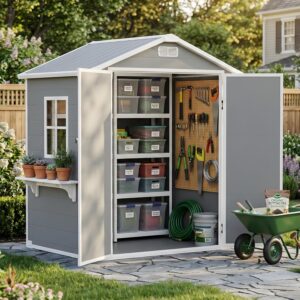Image 1 of AIRAJ 6x4 resin shed worth it