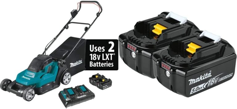 Reviews - Makita XML05PT Lawn Mower Worth It? Honest Pros & Cons Image 1 of Makita XML05PT lawn mower worth it