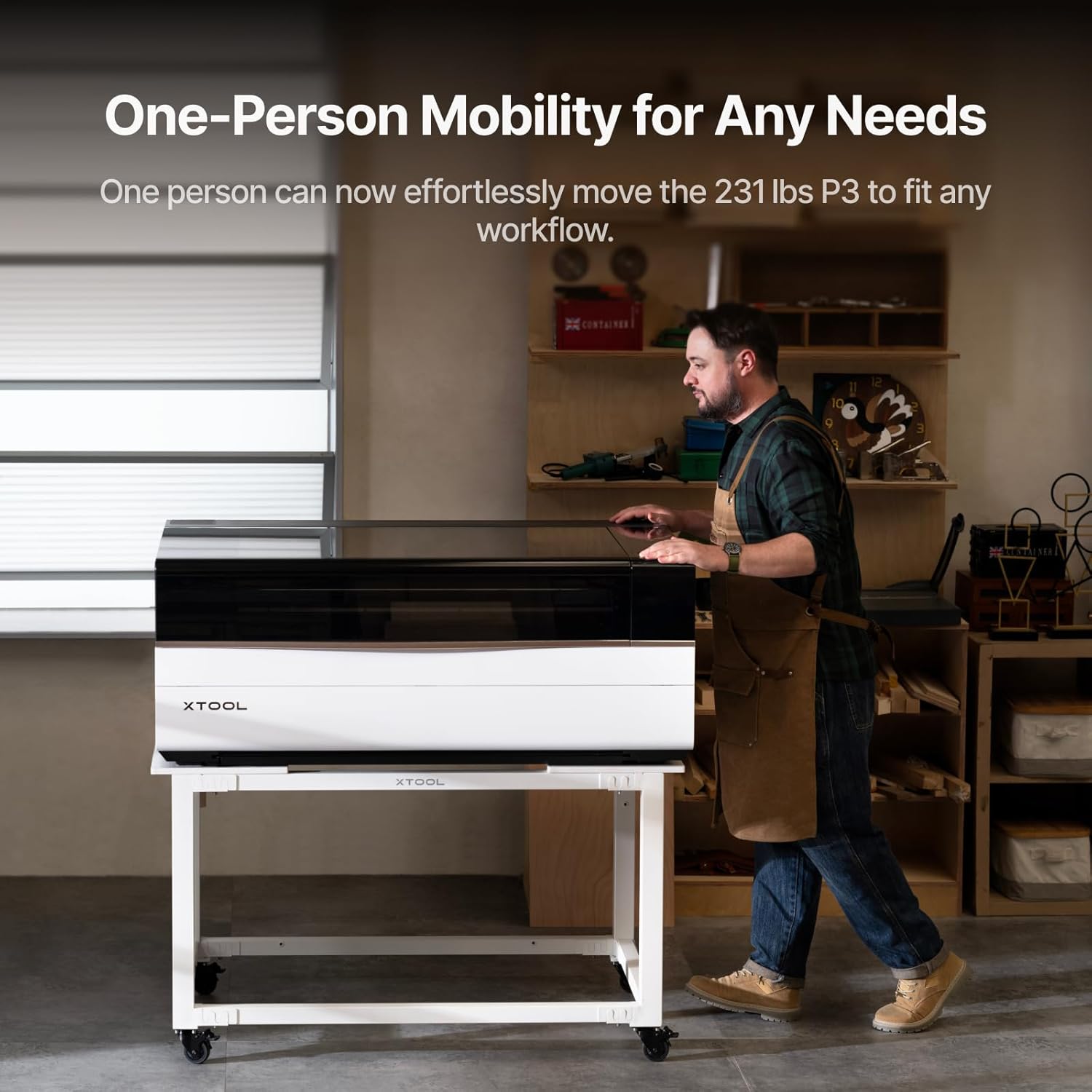 xTool P3 mobile work stand worth it,should I buy xTool P3 stand,xTool P3 stand pros cons,best stand for xTool P3,xTool mobile stand vs alternatives,xTool P3 stand honest opinion unboxing and complete package contents
