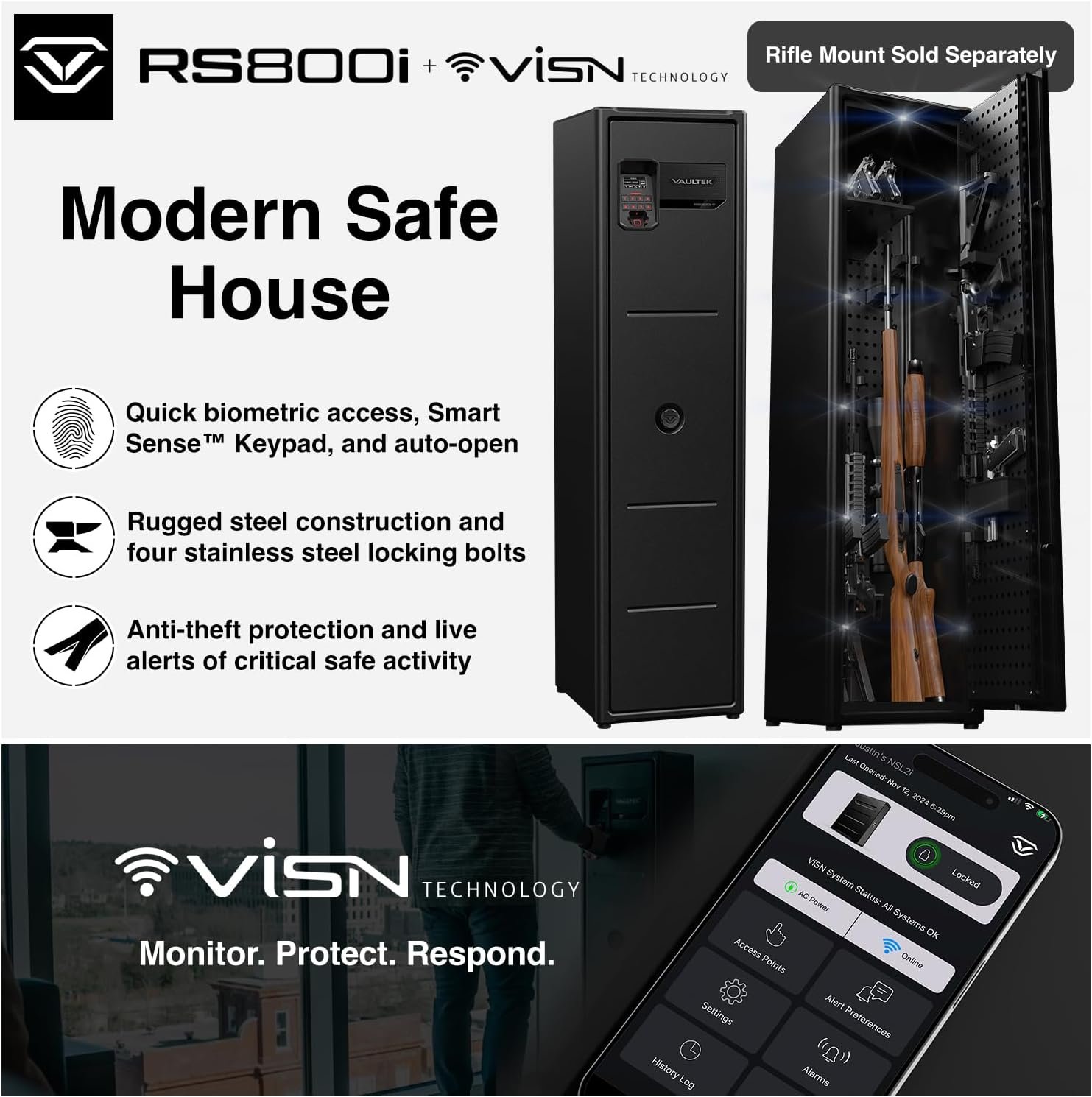 Vaultek RS800i worth buying,should I buy Vaultek RS800i,Vaultek RS800i pros cons,best modular rifle safe,Vaultek RS800i vs alternatives,Vaultek RS800i honest opinion unboxing and complete package contents