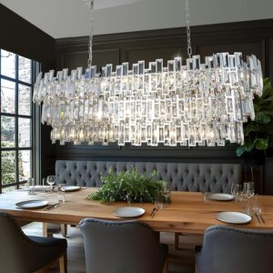 Image 1 of buy Antilisha rectangular chandelier