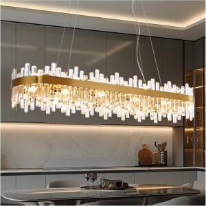 Image 1 of buy MELKZENPD gold crystal chandelier