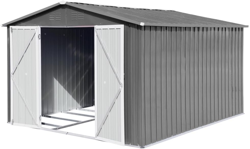 10x12 metal shed worth buying,should I buy a 10x12 metal shed,10x12 metal shed pros and cons,best 10x12 outdoor storage shed,10x12 metal shed vs resin,Elountik 10x12 shed honest unboxing and complete package contents