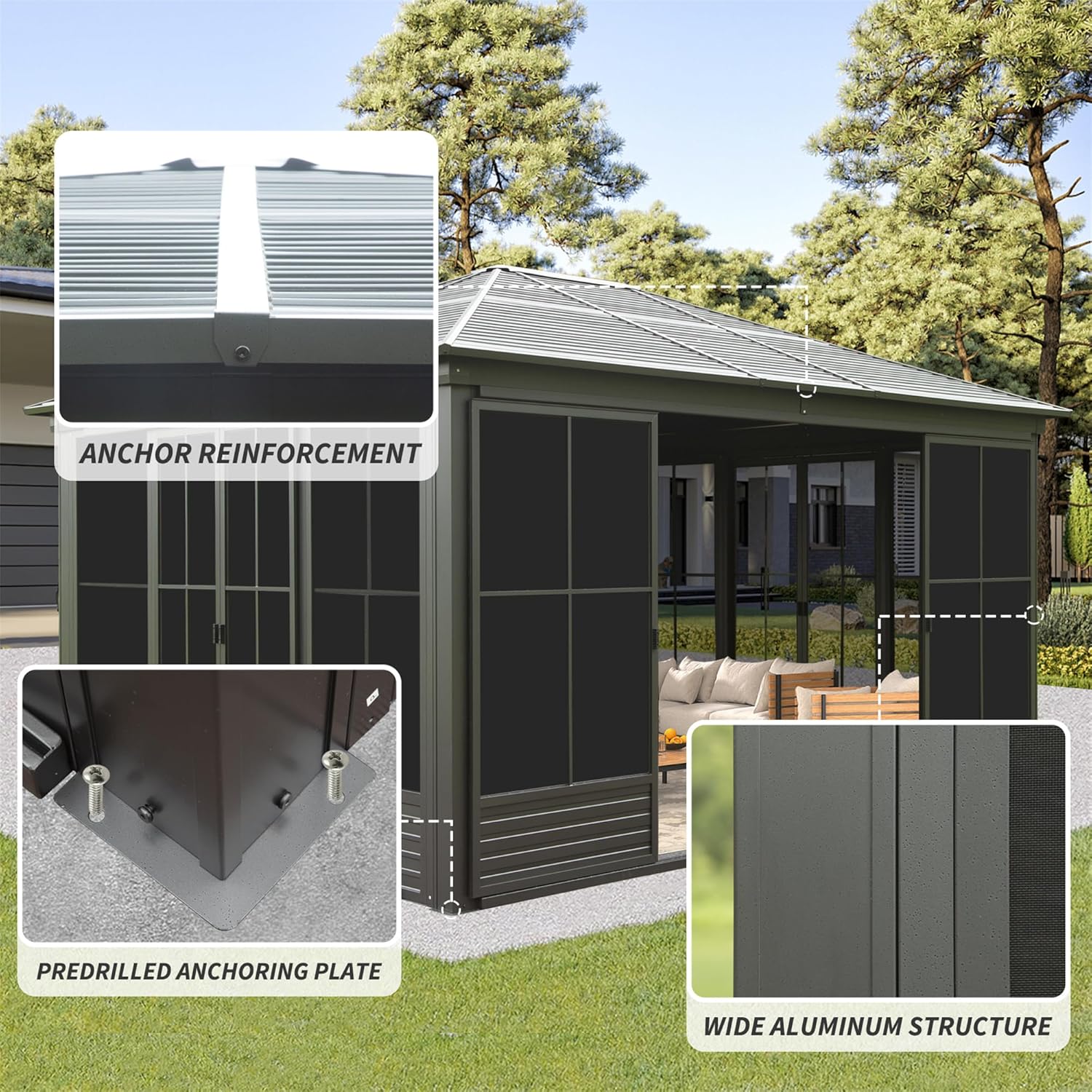 Step-by-step guide for 12x14FT outdoor storage shed worth buying,should I buy a 12x14FT solarium shed,12x14FT aluminum screen house pros cons,best all weather backyard solarium,12x14FT storage shed vs alternatives,12x14FT solarium worth the money - complete tutorial