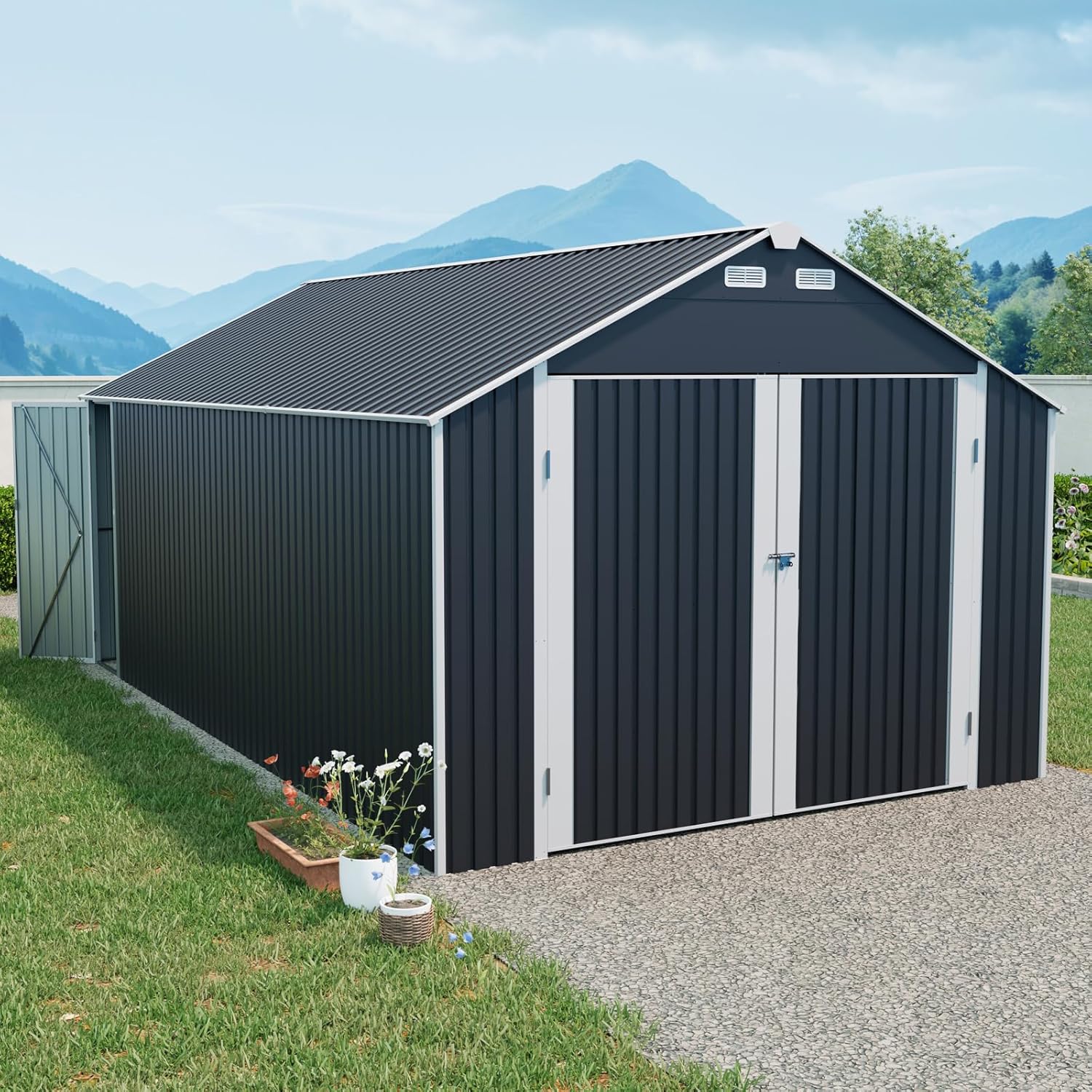 12x20 metal storage shed,best large metal shed for cars,12x20 shed pros and cons,metal garage shed worth buying,heavy duty outdoor storage building,should I buy a metal storage shed - detailed features and technical specifications