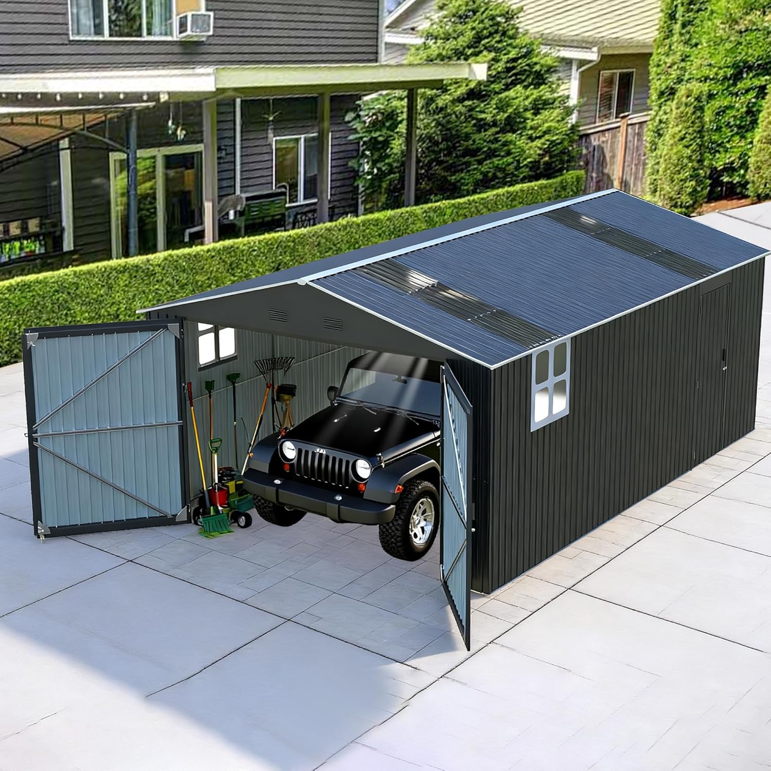 13x20ft outdoor storage shed,large metal garage shed worth buying,13x20 shed pros cons,best backyard storage shed for cars,13x20 metal shed vs wooden,should I buy a 13x20 shed - detailed features and technical specifications