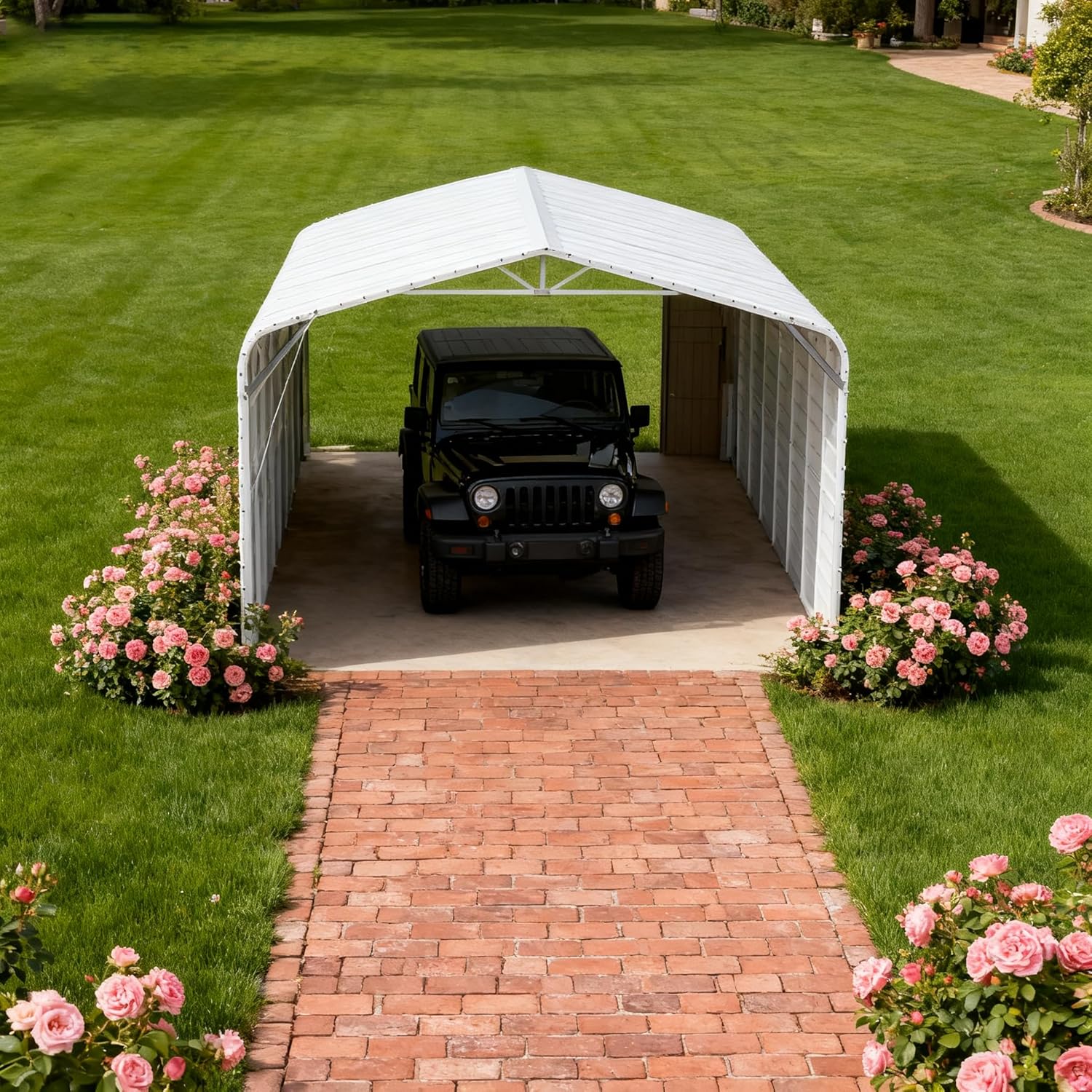 20x30 metal garage heavy duty, best 20x30 metal garage, heavy duty steel carport 20x30, 20x30 metal garage pros cons, outdoor storage building worth it, buy large metal garage online unboxing and complete package contents