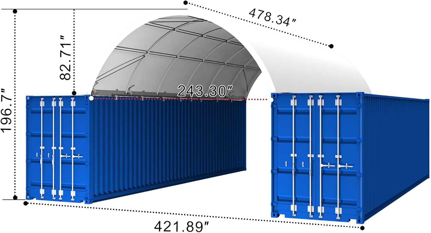 20x40 storage tent for industrial use,should I buy a storage tent for equipment,20x40 tent vs steel building,heavy duty storage tent pros cons,best large outdoor storage shelter,container mounted tent worth buying unboxing and complete package contents