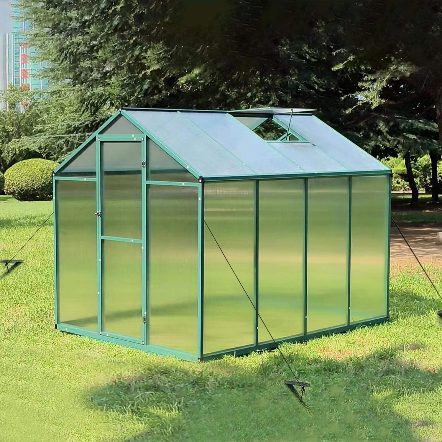6x8 ft greenhouse worth buying,should I buy a 6x8 greenhouse,6x8 polycarbonate greenhouse pros cons,best 6x8 walk-in greenhouse,6x8 greenhouse vs alternatives,6x8 greenhouse heavy duty unboxing and complete package contents