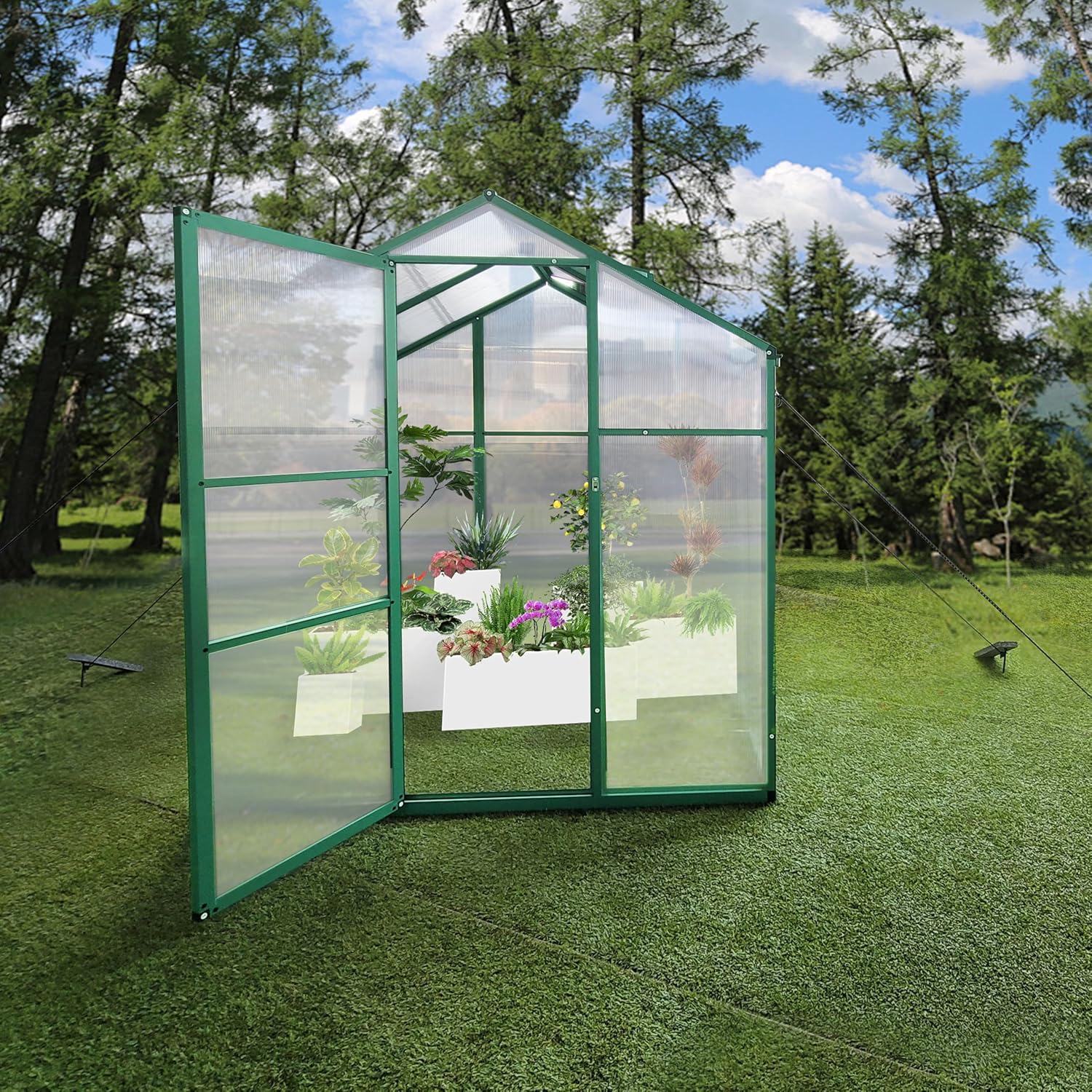 6x8 ft greenhouse worth buying,should I buy a 6x8 greenhouse,6x8 polycarbonate greenhouse pros cons,best 6x8 walk-in greenhouse,6x8 greenhouse vs alternatives,6x8 greenhouse heavy duty performance testing and real-world results