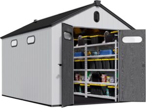 Image 1 of 8x12 outdoor storage shed with floor