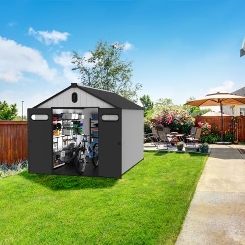 8x12 outdoor storage shed with floor,backyard shed for heavy equipment,best outdoor shed for lawn tractor,8x12 shed with reinforced floor pros cons,should I buy a polypropylene garden shed,lockable outdoor storage shed worth it performance testing and real-world results