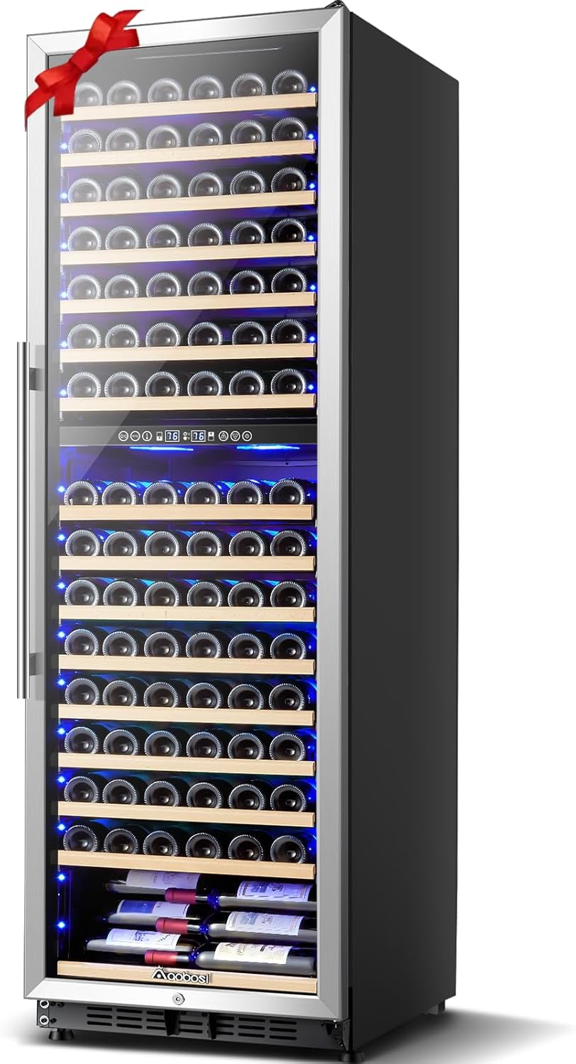 AAOBOSI wine cooler worth buying,AAOBOSI wine fridge pros cons,best dual zone wine refrigerator,should I buy AAOBOSI wine cooler,AAOBOSI 176 bottle cooler honest,large capacity wine cooler vs alternatives - detailed features and technical specifications