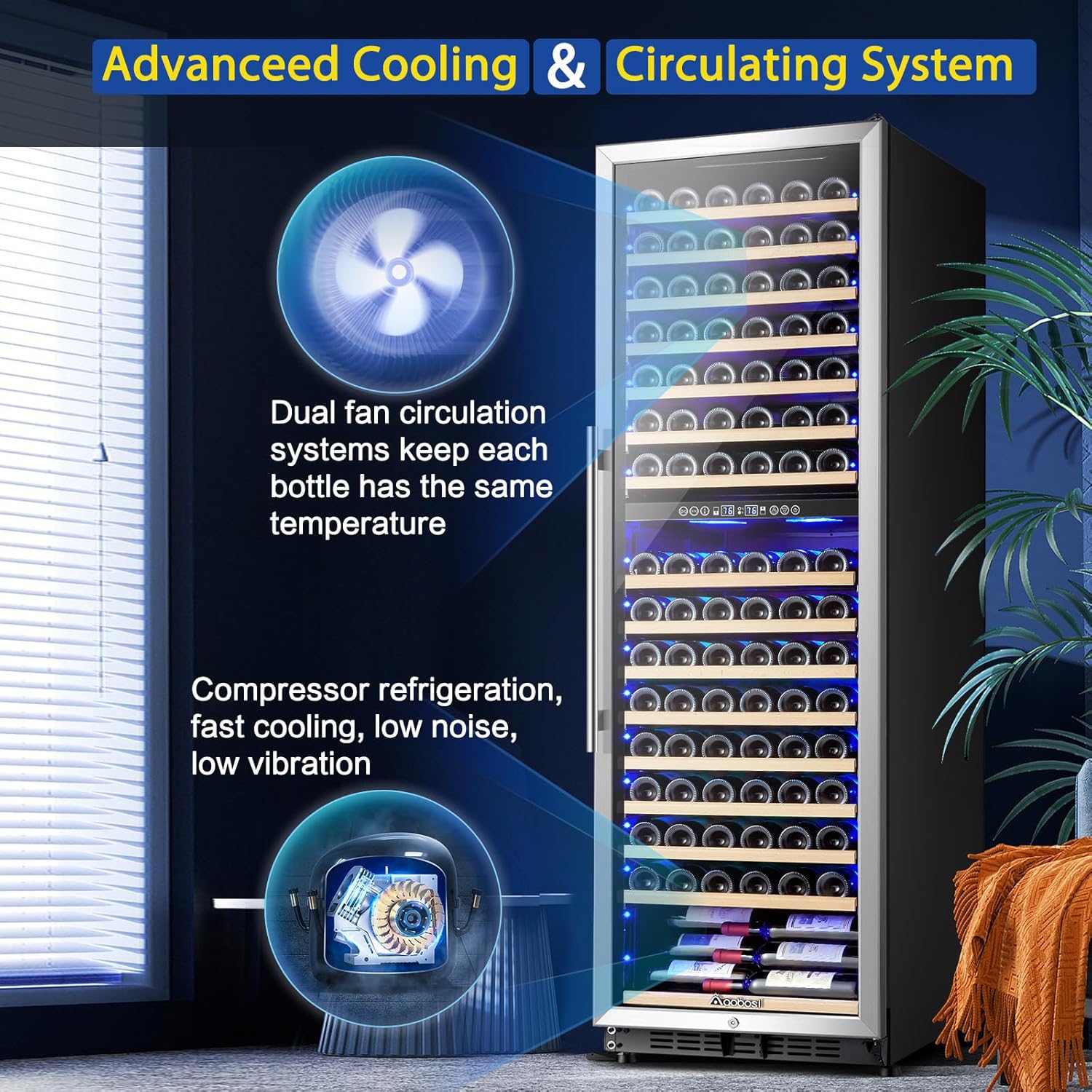 Step-by-step guide for AAOBOSI wine cooler worth buying,AAOBOSI wine fridge pros cons,best dual zone wine refrigerator,should I buy AAOBOSI wine cooler,AAOBOSI 176 bottle cooler honest,large capacity wine cooler vs alternatives - complete tutorial