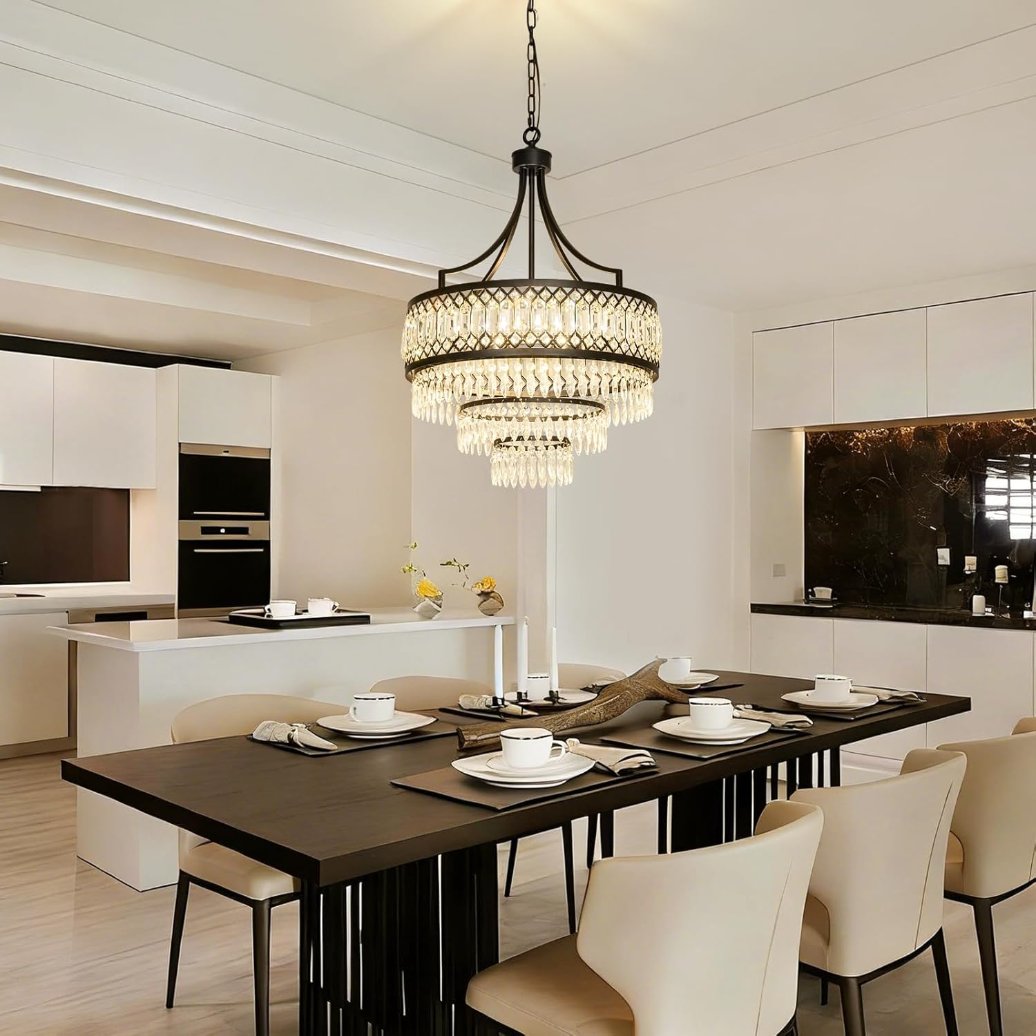 Step-by-step guide for AMZERA black crystal chandelier worth it,should I buy AMZERA chandelier,AMZERA vs other crystal chandeliers,AMZERA chandelier pros cons,best modern black pendant light,AMZERA crystal fixture worth buying - complete tutorial