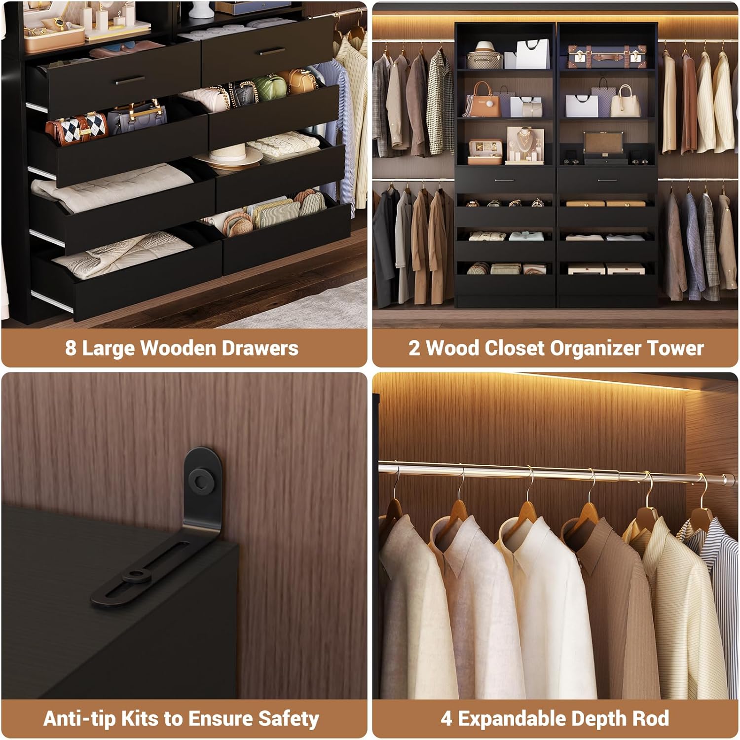 Step-by-step guide for Aheaplus closet system worth buying,should I buy Aheaplus closet system,Aheaplus closet system pros cons,best walk-in closet organizer system,Aheaplus vs other closet systems,wood closet organizer system honest - complete tutorial