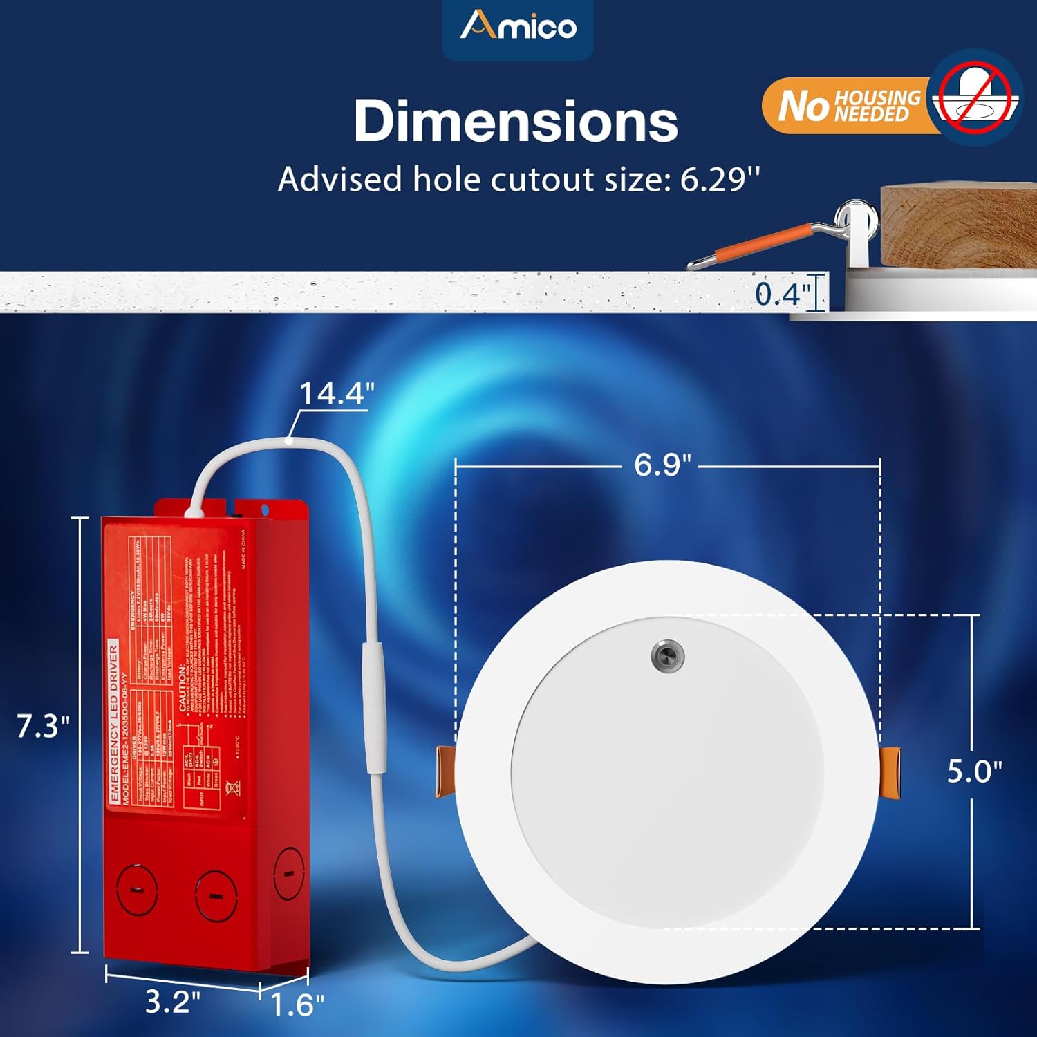 Amico emergency recessed lights worth it,should I buy Amico emergency lights,Amico vs other emergency downlights,Amico emergency lights pros cons,best emergency recessed lighting,Amico 90 minute backup lights performance testing and real-world results