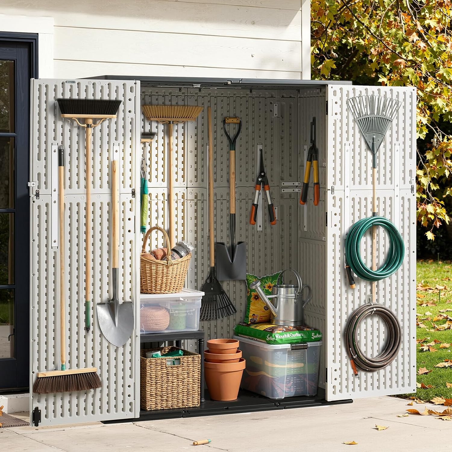 Aoxun 61 cu ft shed worth buying,should I buy Aoxun storage shed,Aoxun shed pros cons,best vertical resin storage shed,Aoxun vs other outdoor sheds,Aoxun 61 cu ft honest performance testing and real-world results