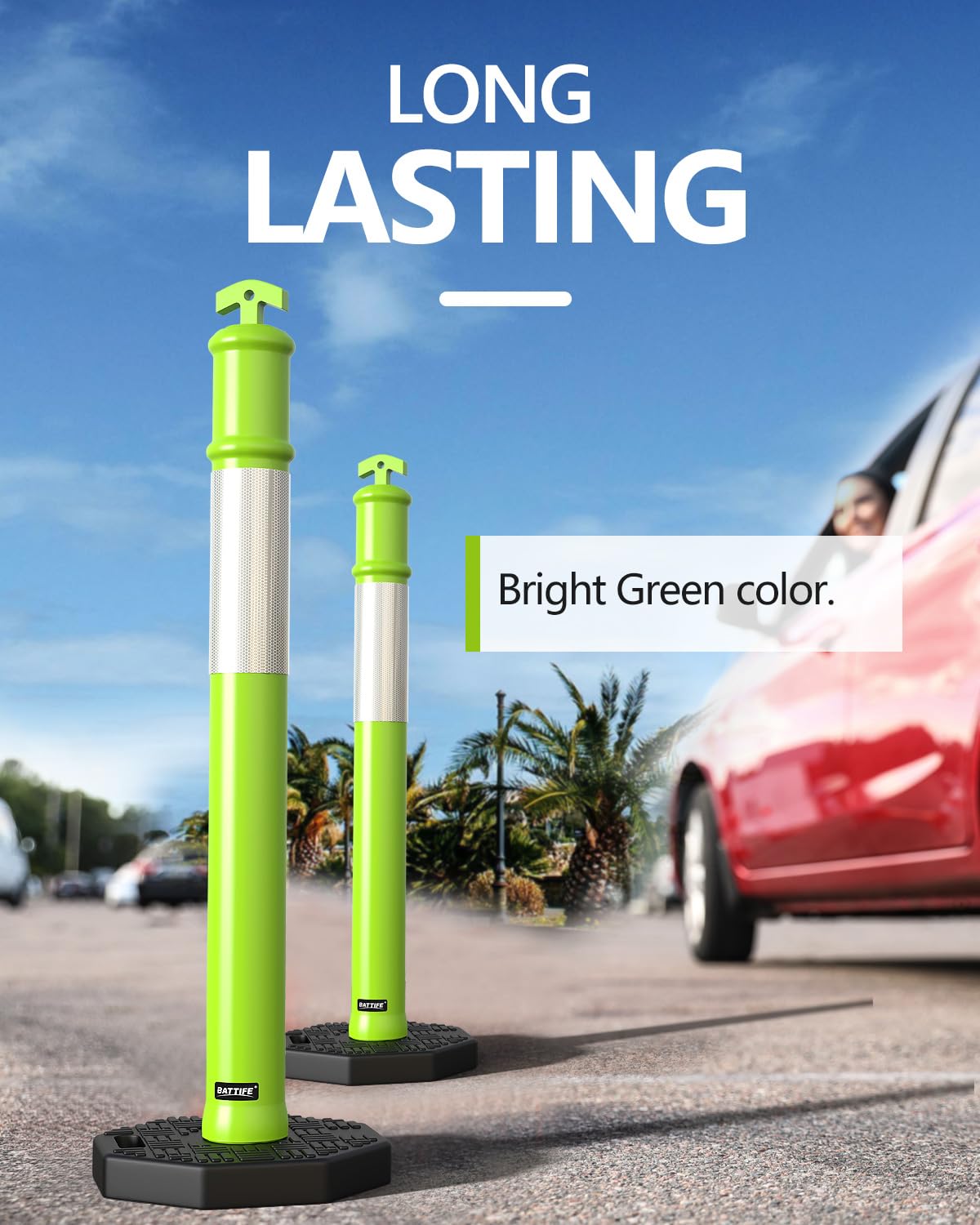 BATTIFE 45 delineator post worth it,should I buy BATTIFE delineator posts,BATTIFE 45 vs other traffic cones,BATTIFE delineator post pros cons,best 45 inch traffic delineator,BATTIFE traffic cone honest assessment unboxing and complete package contents