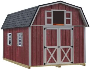 Image 1 of Best Barns Woodville 10x16 wood shed kit