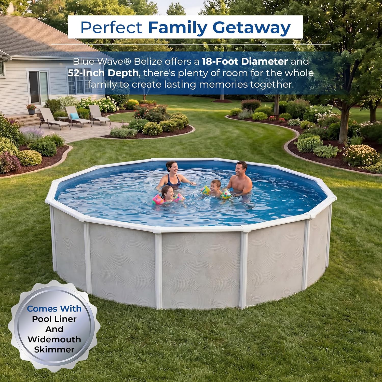 Blue Wave Belize pool worth it,should I buy Blue Wave Belize pool,Blue Wave Belize 18ft round pros cons,Blue Wave Belize vs other pools,best hard sided above ground pool,Blue Wave Belize honest opinion unboxing and complete package contents