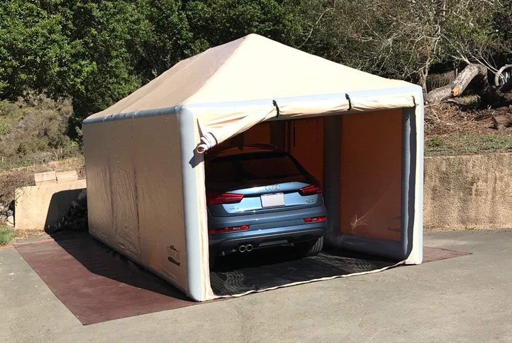 CarCapsule outdoor showcase worth buying,CarCapsule outdoor showcase pros cons,should I buy CarCapsule showcase,inflatable car storage tent outdoor,best portable car shelter for cars,CarCapsule vs garage alternative unboxing and complete package contents