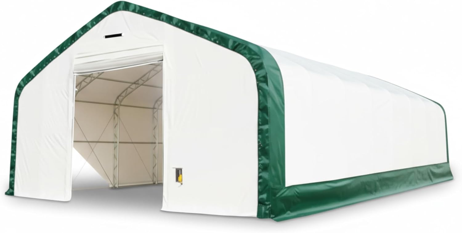 DuraYu storage shelter worth buying,DuraYu 20x33 shelter pros cons,best heavy duty storage canopy,should I buy a DuraYu shelter,DuraYu vs other storage buildings,large winch roll up door shelter - detailed features and technical specifications