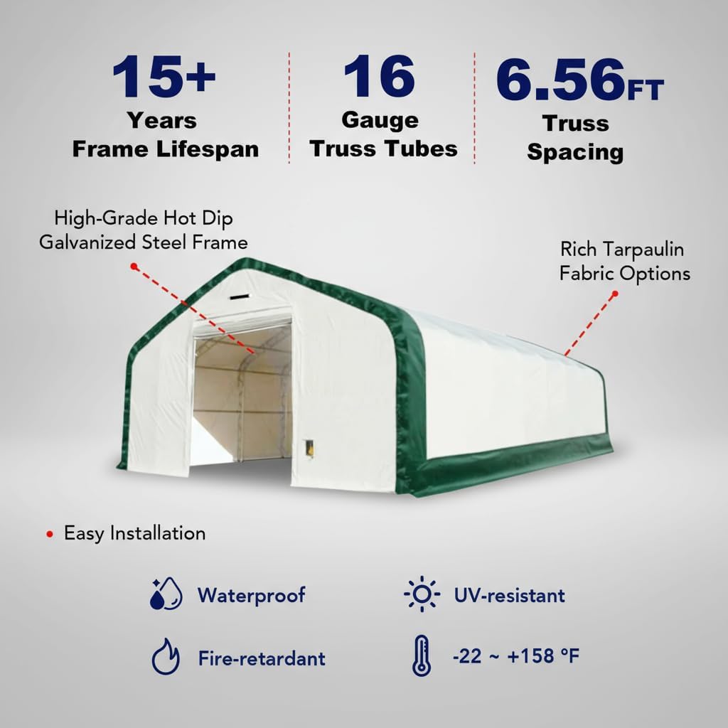 Step-by-step guide for DuraYu storage shelter worth buying,DuraYu 20x33 shelter pros cons,best heavy duty storage canopy,should I buy a DuraYu shelter,DuraYu vs other storage buildings,large winch roll up door shelter - complete tutorial