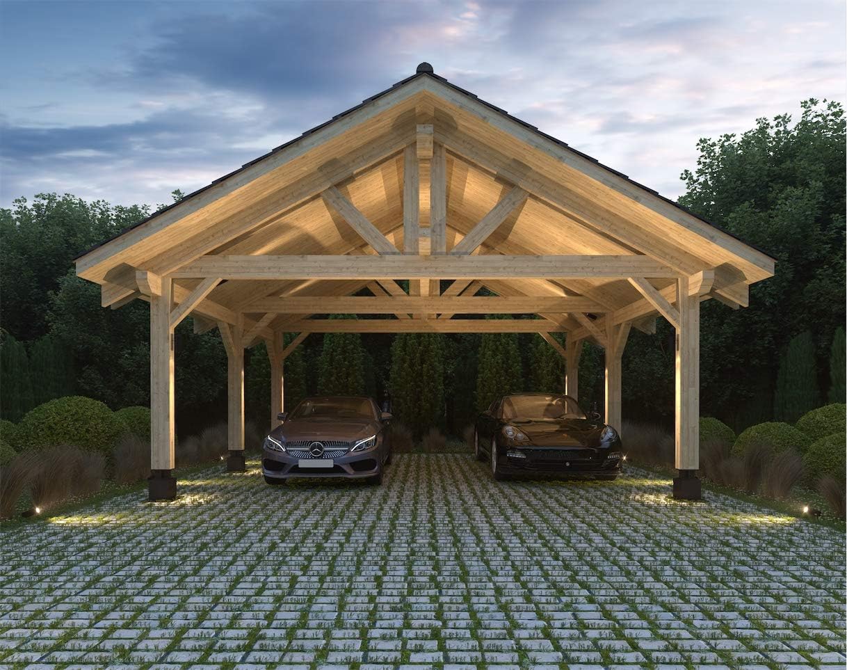 ECOHOUSEMART 20x22 carport worth it,ECOHOUSEMART carport pros cons,best DIY wooden carport kit,should I buy ECOHOUSEMART carport,ECOHOUSEMART vs other carports,GLT wood carport quality - detailed features and technical specifications