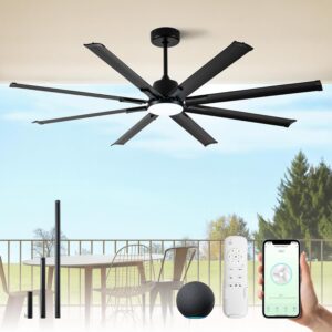 Image 1 of ECOiTEL 72 inch smart ceiling fan